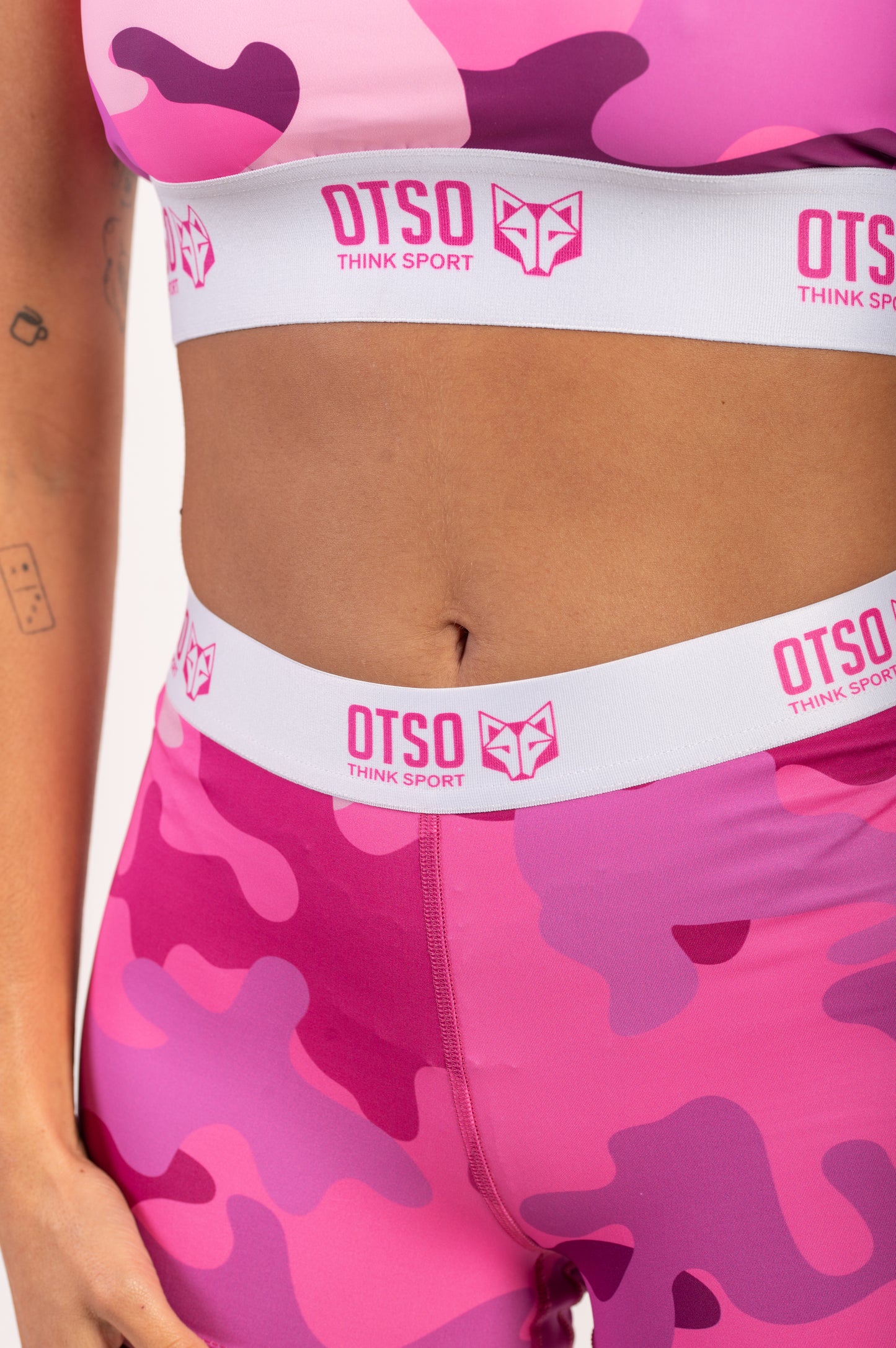 Top esportiu - Camo Pink