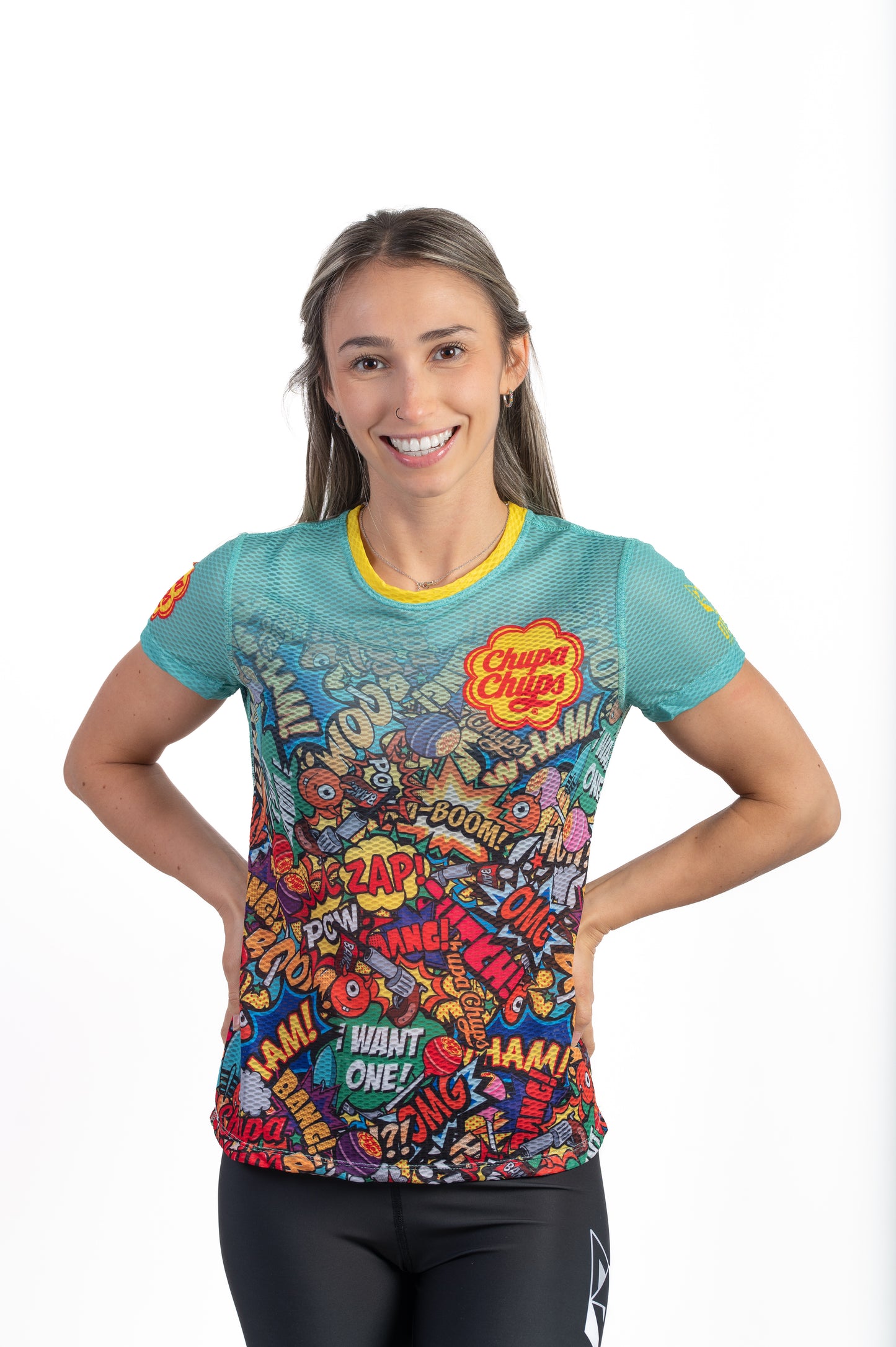 Camiseta manga curta mulher - Chupa Chups Comic
