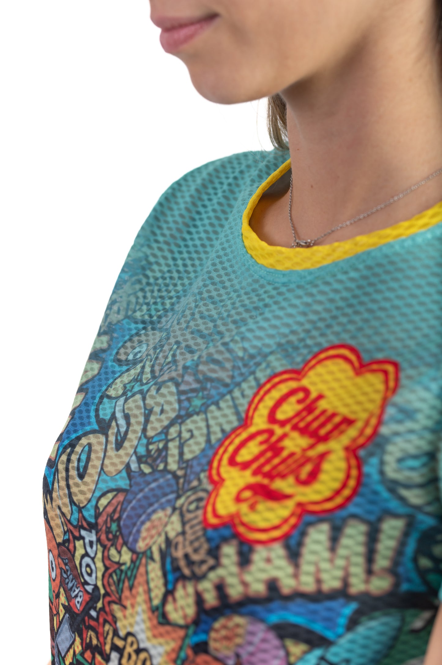 Camiseta manga curta mulher - Chupa Chups Comic