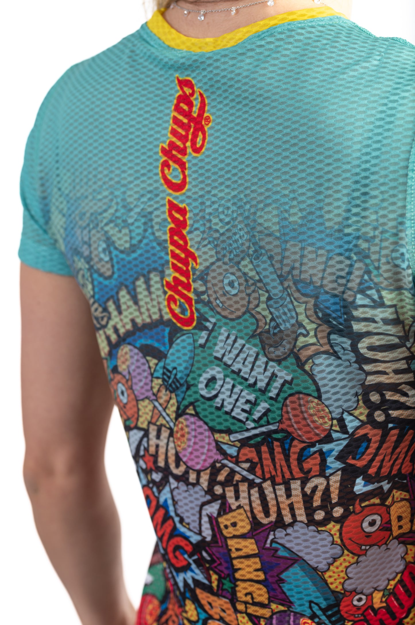 Camiseta manga curta mulher - Chupa Chups Comic