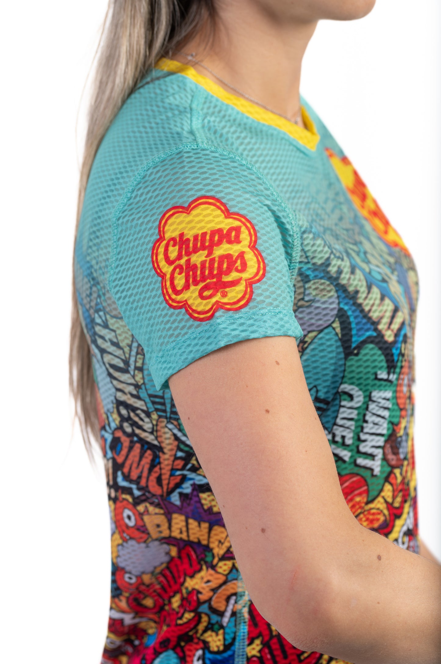 Camiseta manga curta mulher - Chupa Chups Comic
