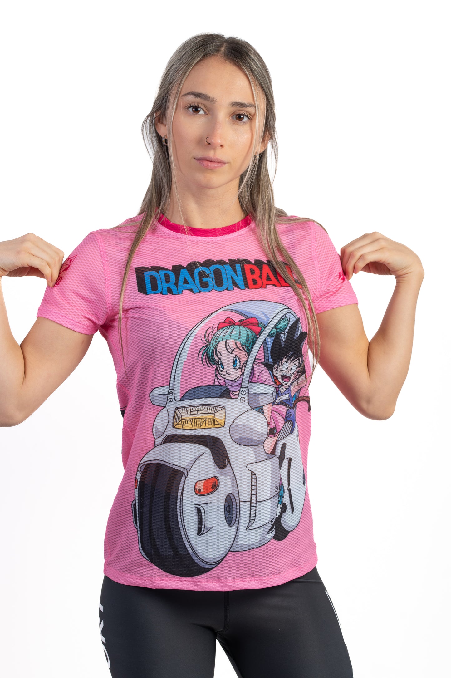 Camiseta feminina de manga curta - Dragon Ball Bulma