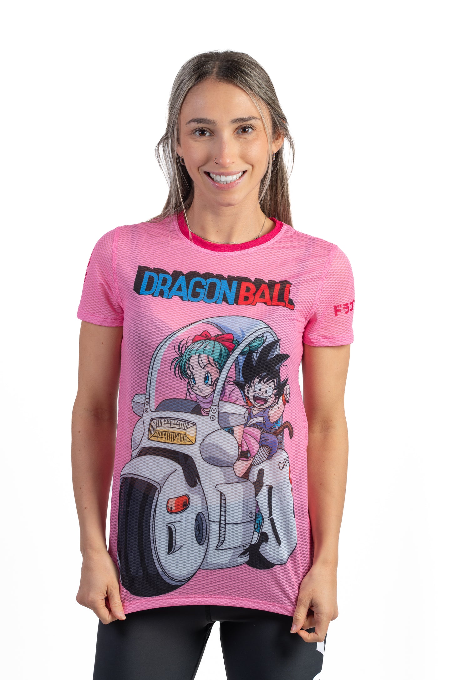 Camiseta feminina de manga curta - Dragon Ball Bulma