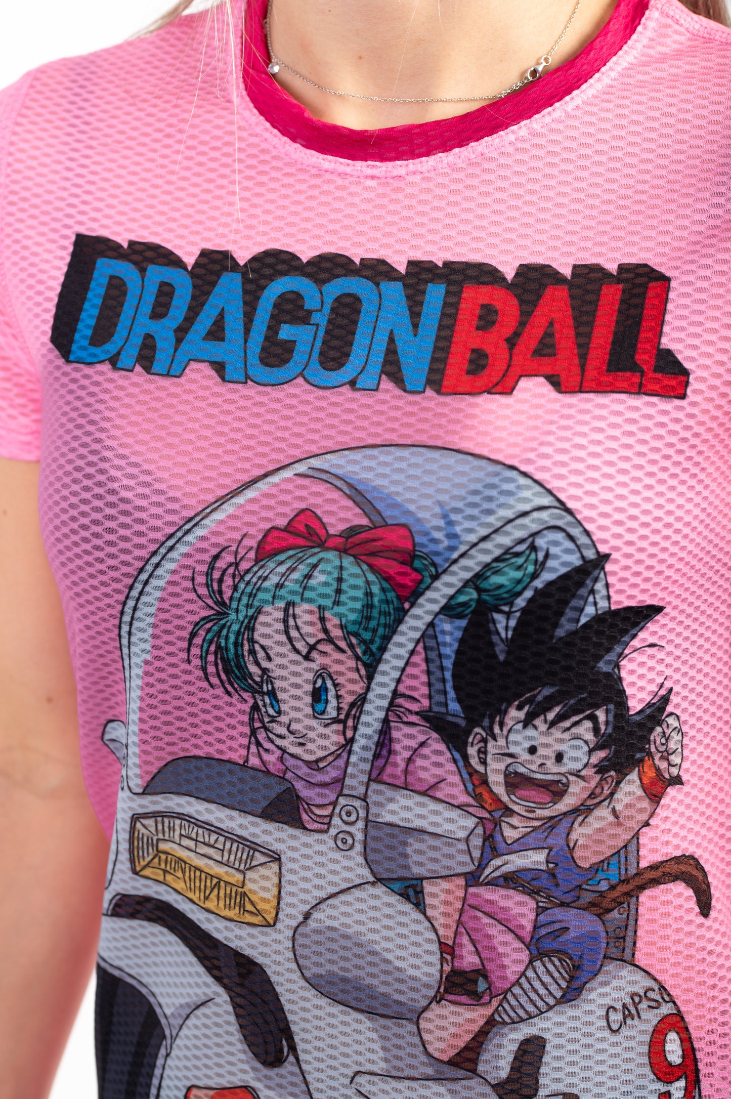 Camiseta feminina de manga curta - Dragon Ball Bulma