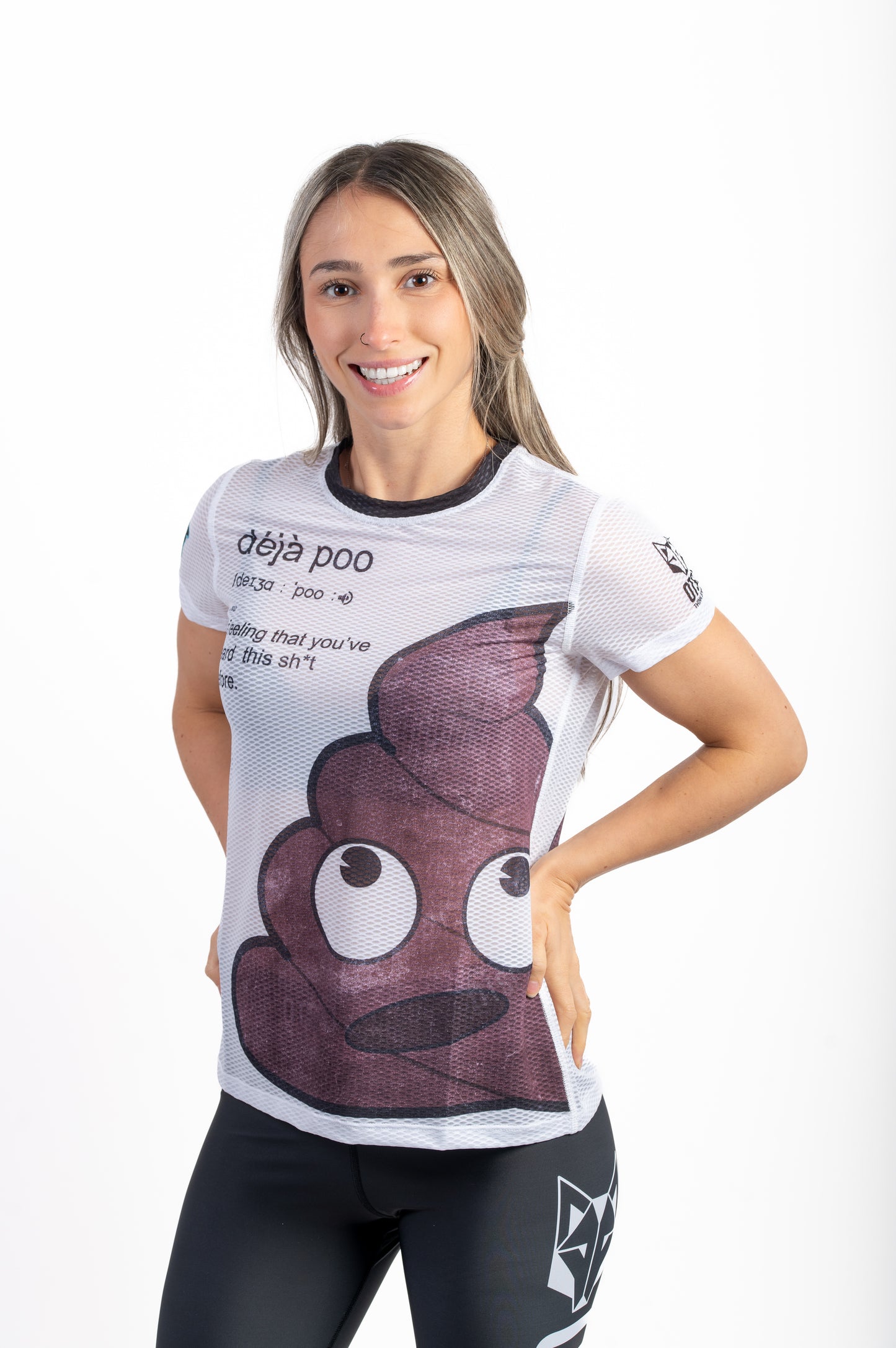Short sleeve t-shirt women - Emoji Déjà Poo
