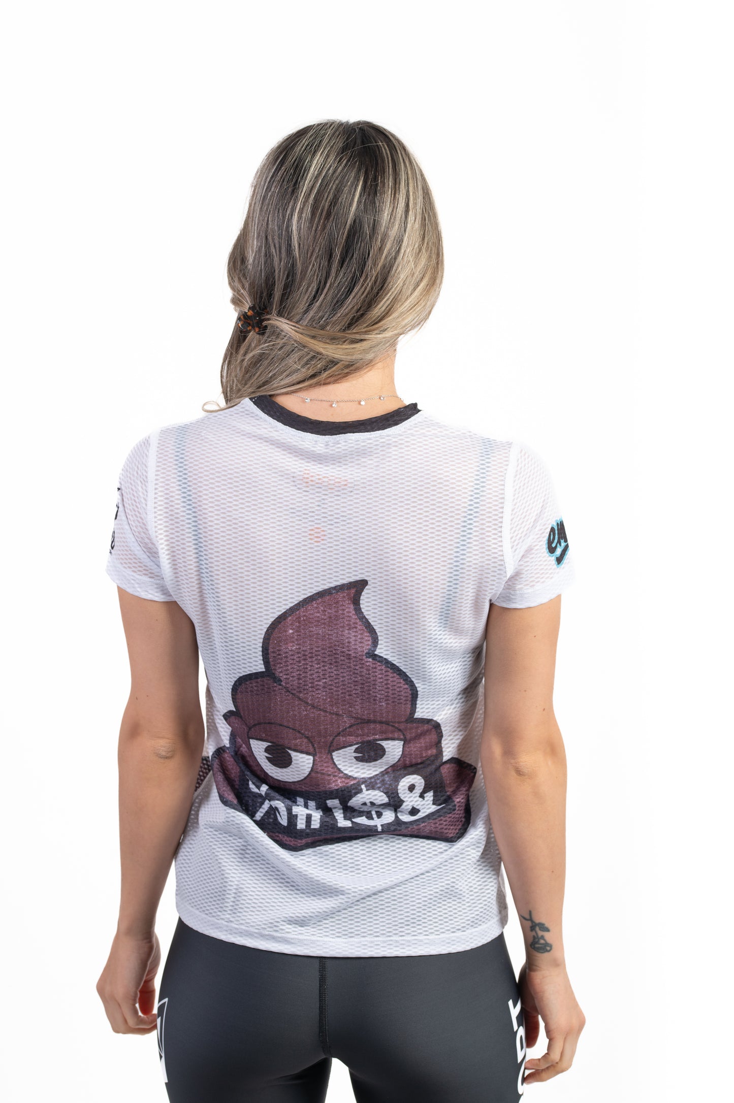 Short sleeve t-shirt women - Emoji Déjà Poo