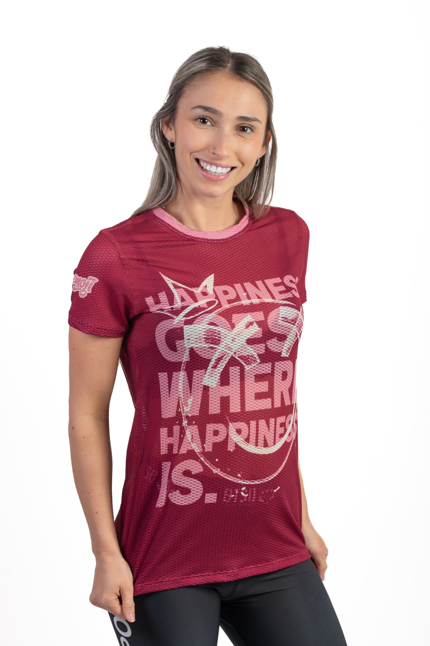 T-shirt manches courtes femme - Emoji Happiness