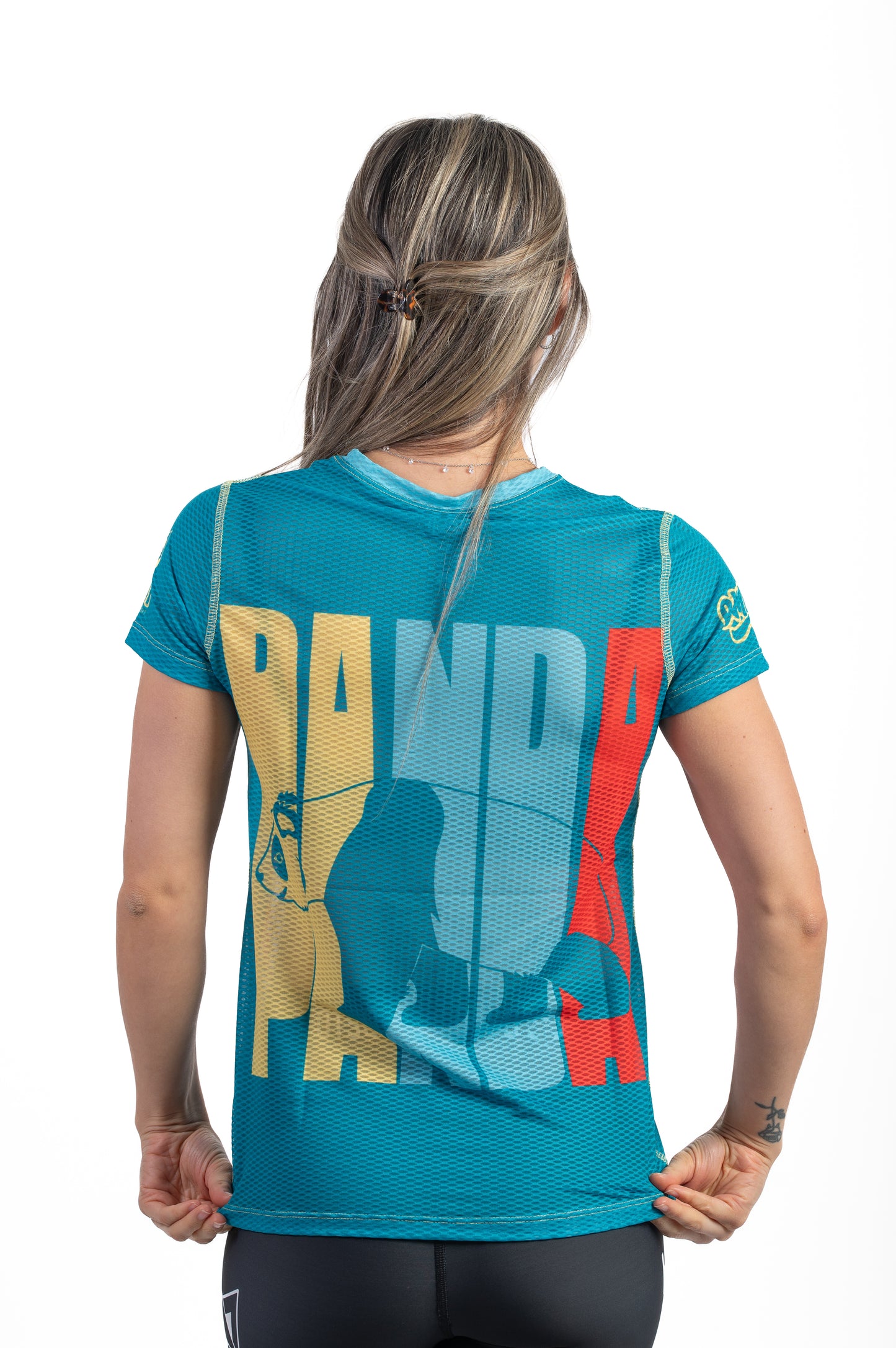 Camiseta manga curta feminina - Emoji Panda