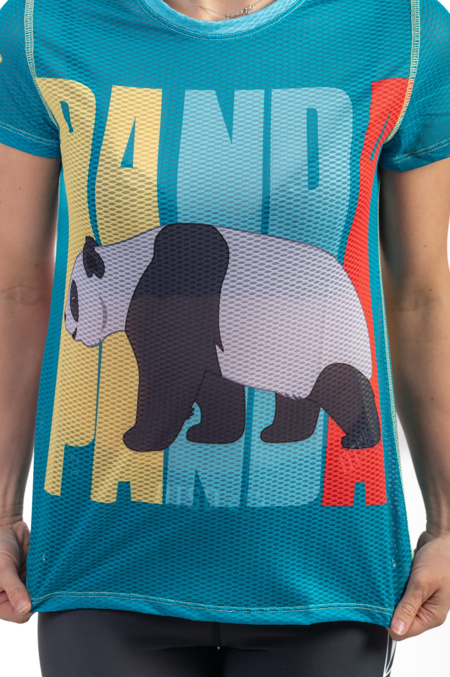 Camiseta manga curta feminina - Emoji Panda