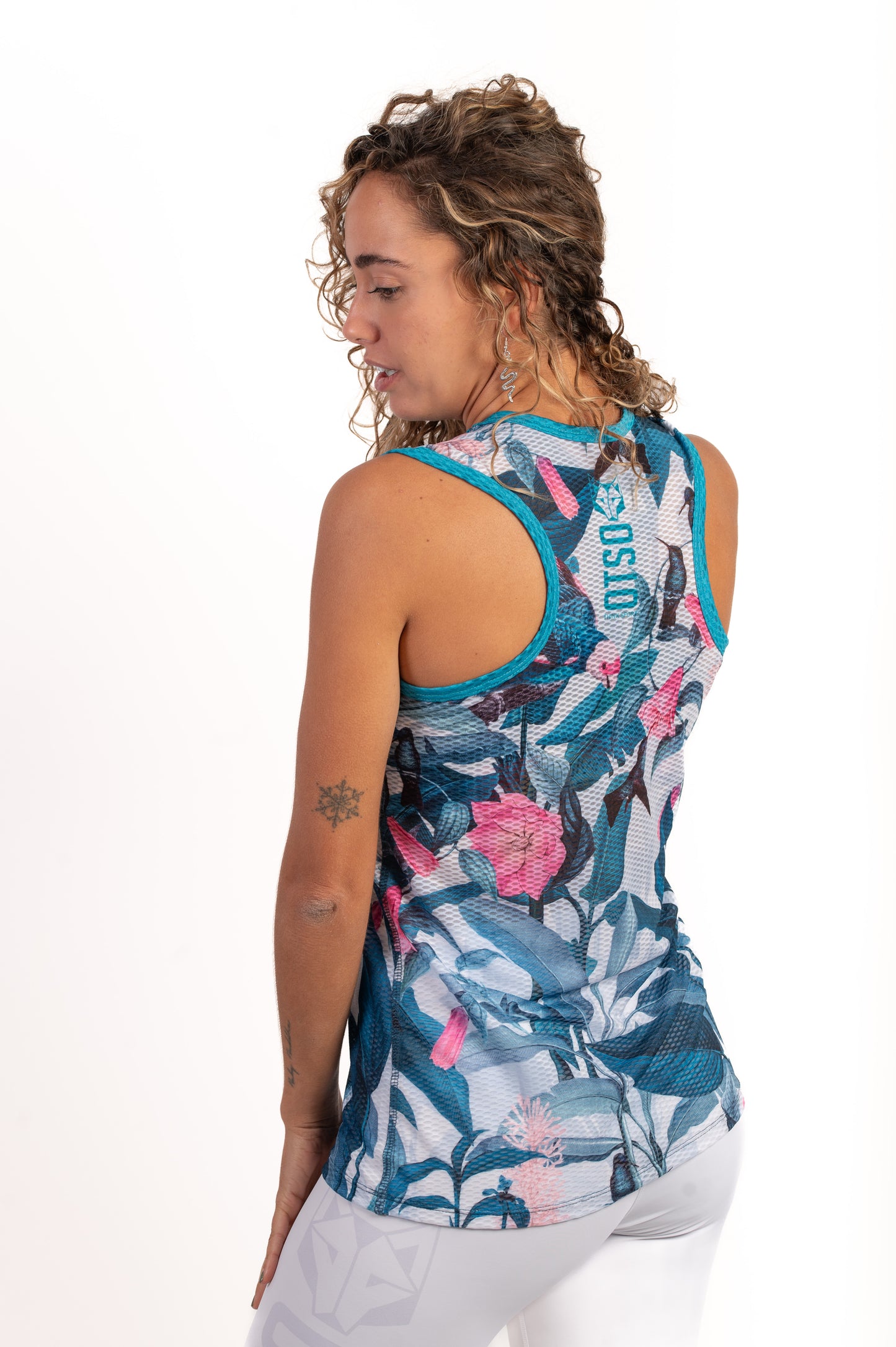 T-shirt sem mangas para mulher - Garden