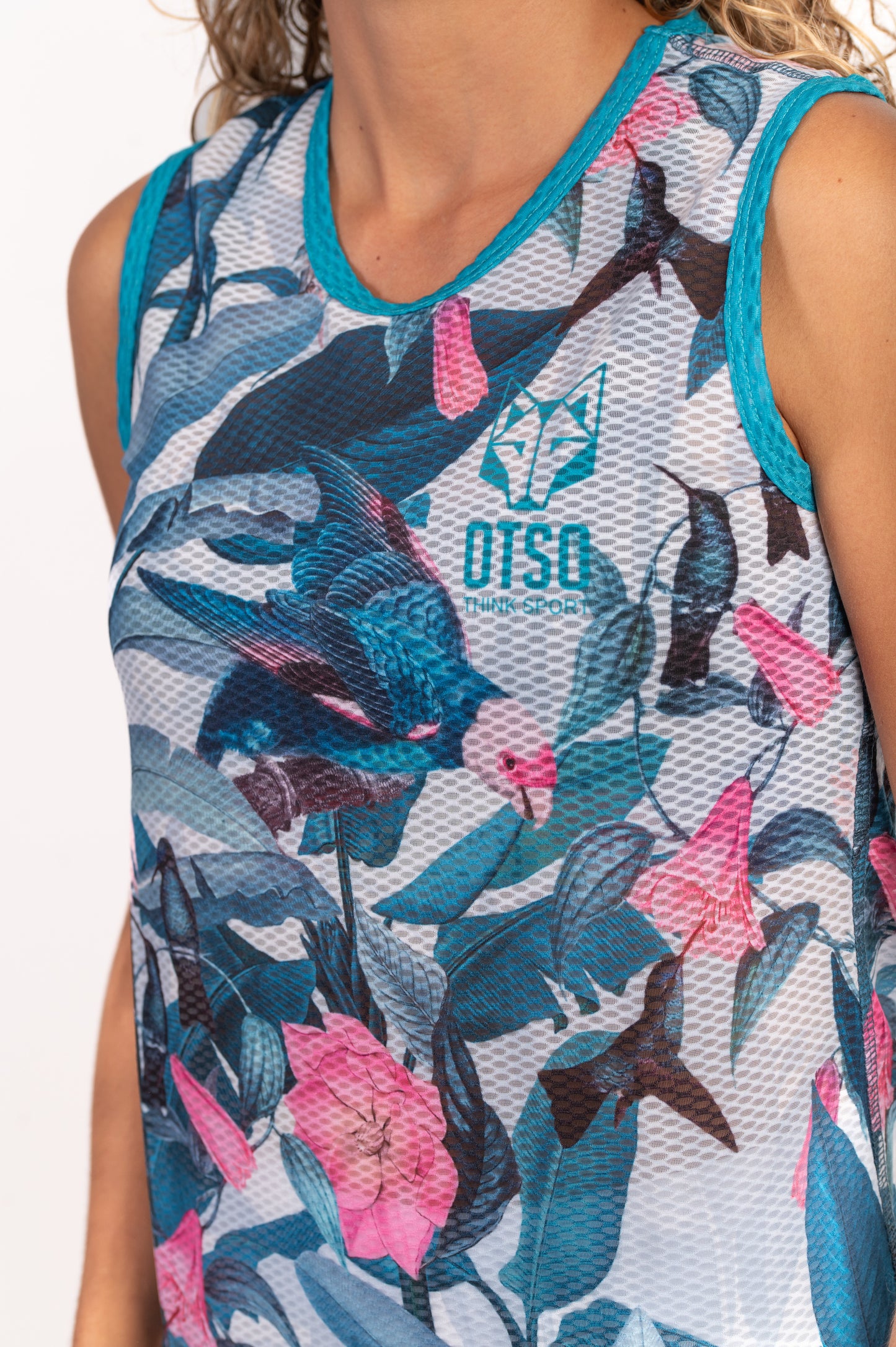 T-shirt sem mangas para mulher - Garden