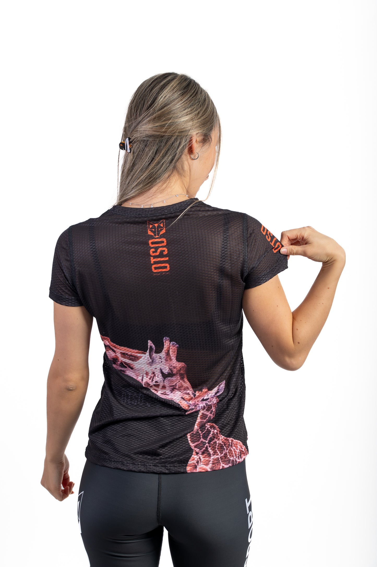 Short sleeve t-shirt women - Giraffe