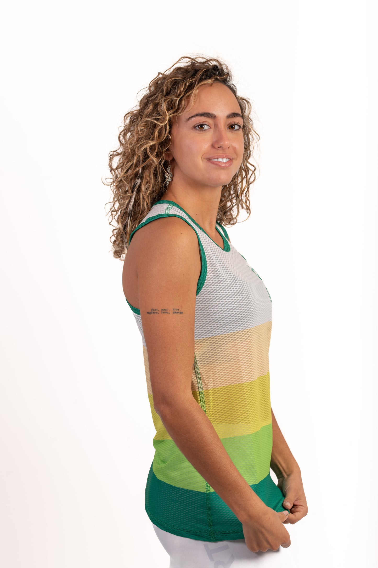 Women's Singlet - Green