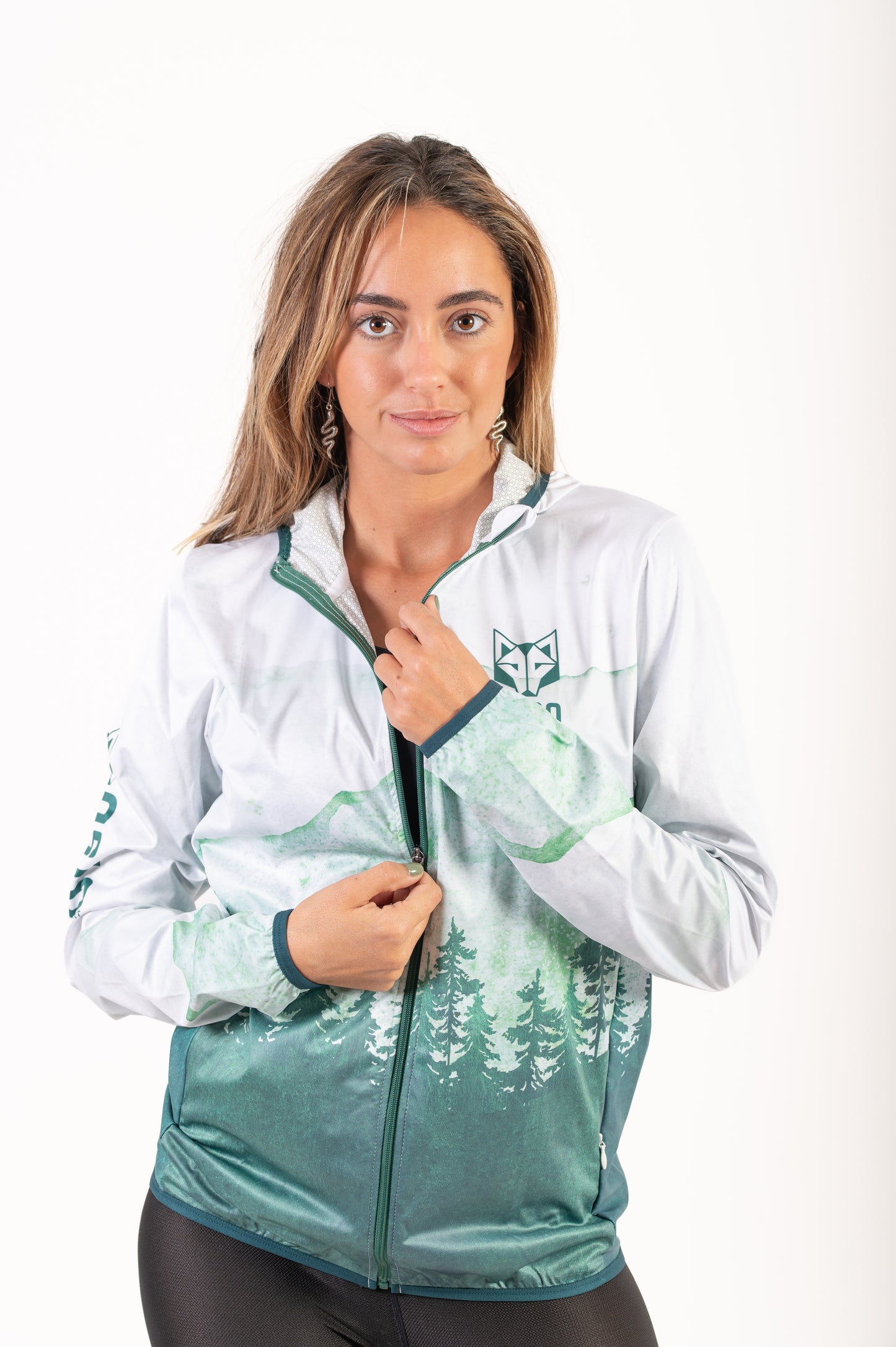 Unisex Running Jacket - Green Forest
