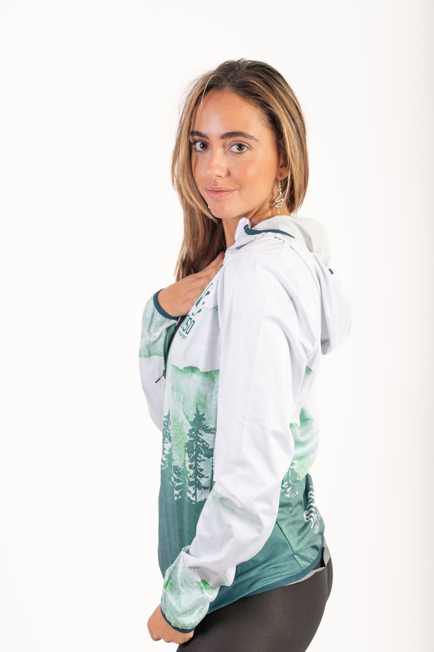 Unisex Running Jacket - Green Forest