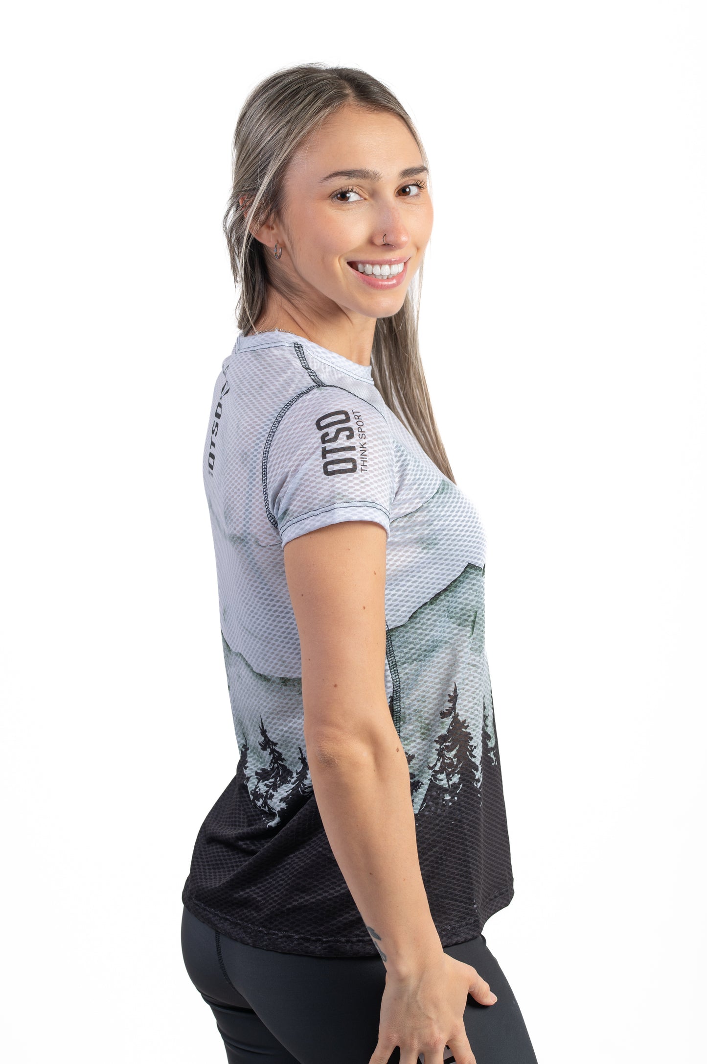 T-shirt manches courtes femme - Green Forest