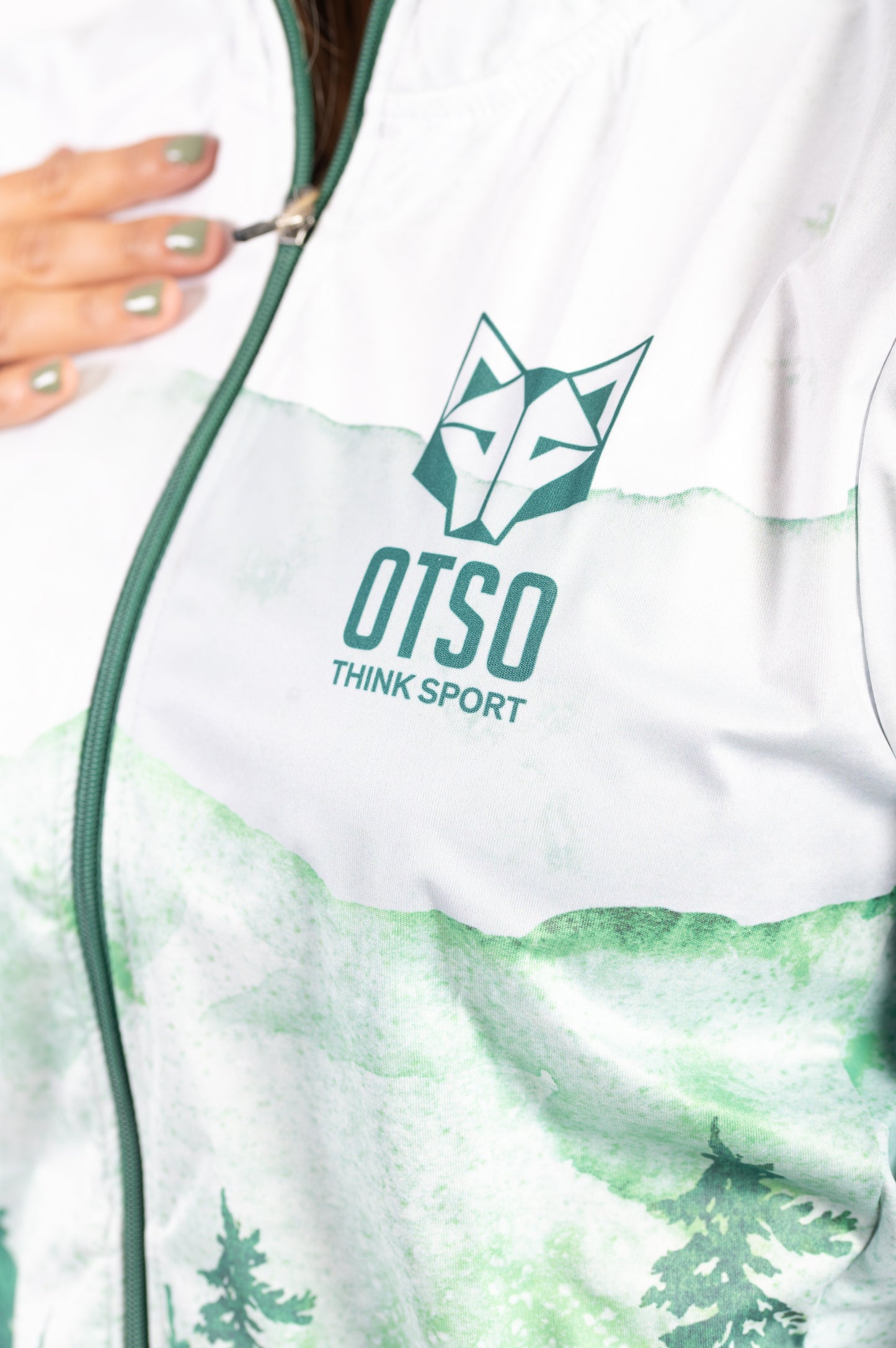 Unisex Running Jacket - Green Forest