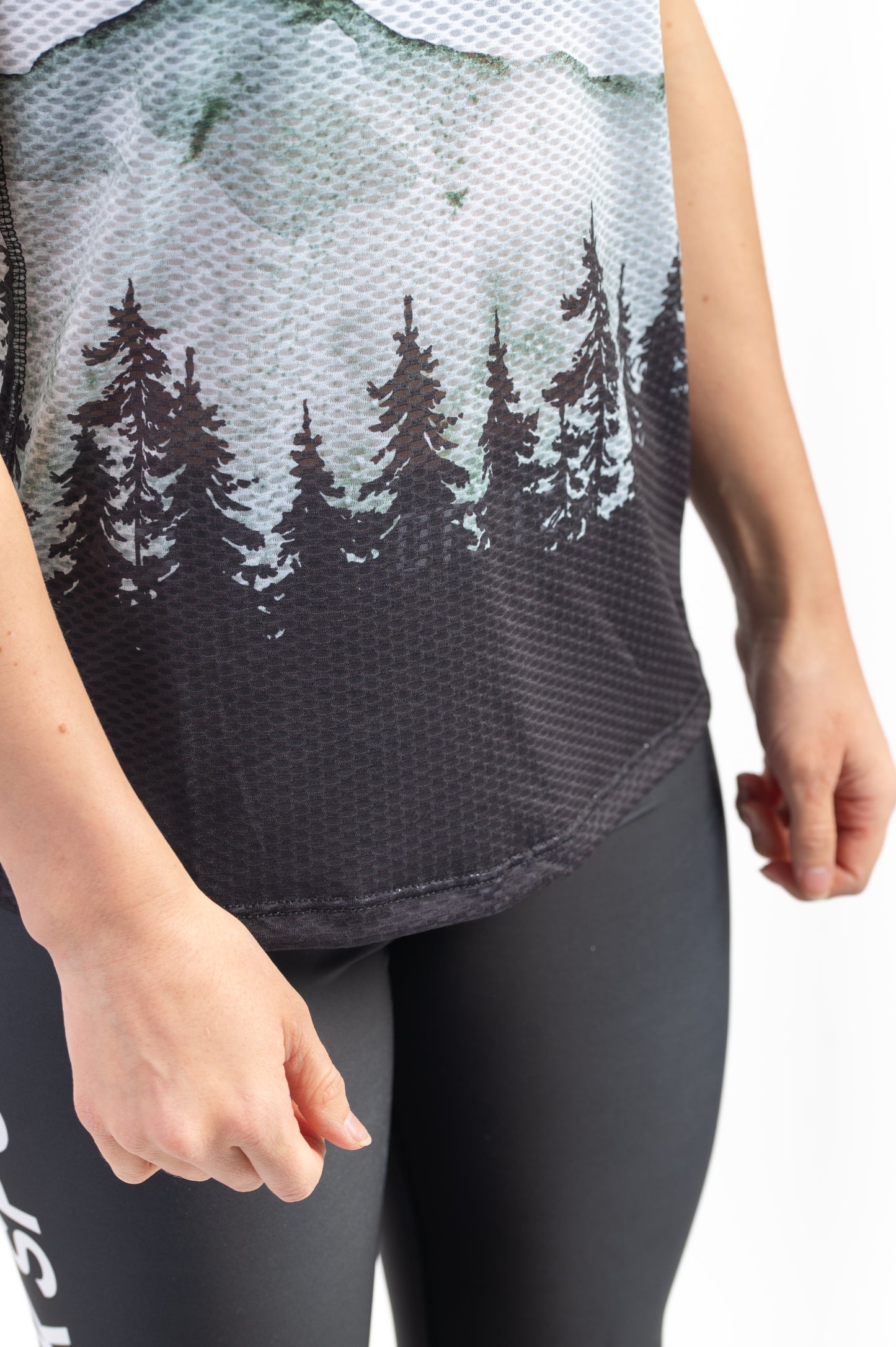 T-shirt manches courtes femme - Green Forest