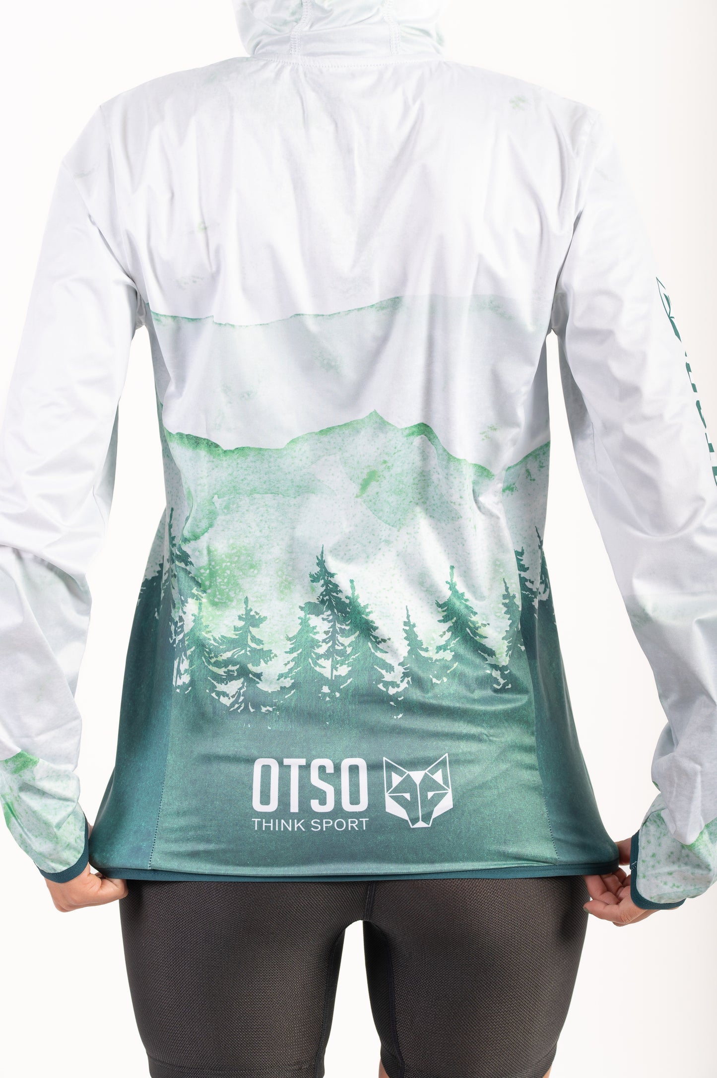 Unisex Running Jacket - Green Forest