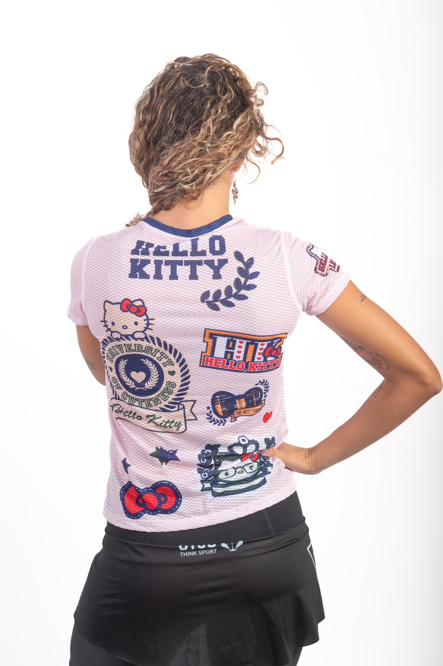 T-shirt a manica corta per ragazze e donne - Hello Kitty Cheerleading