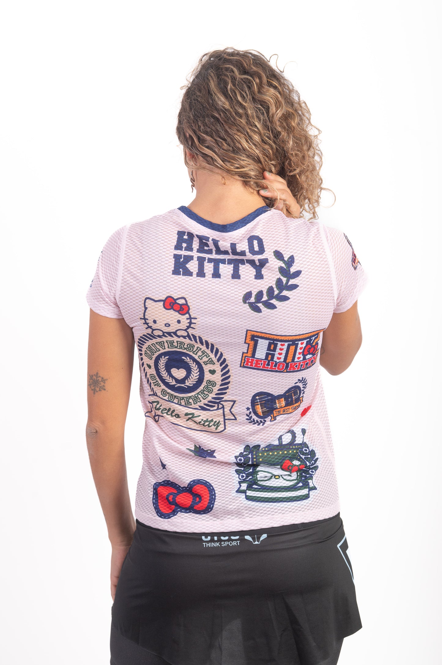 T-shirt a manica corta per ragazze e donne - Hello Kitty Cheerleading