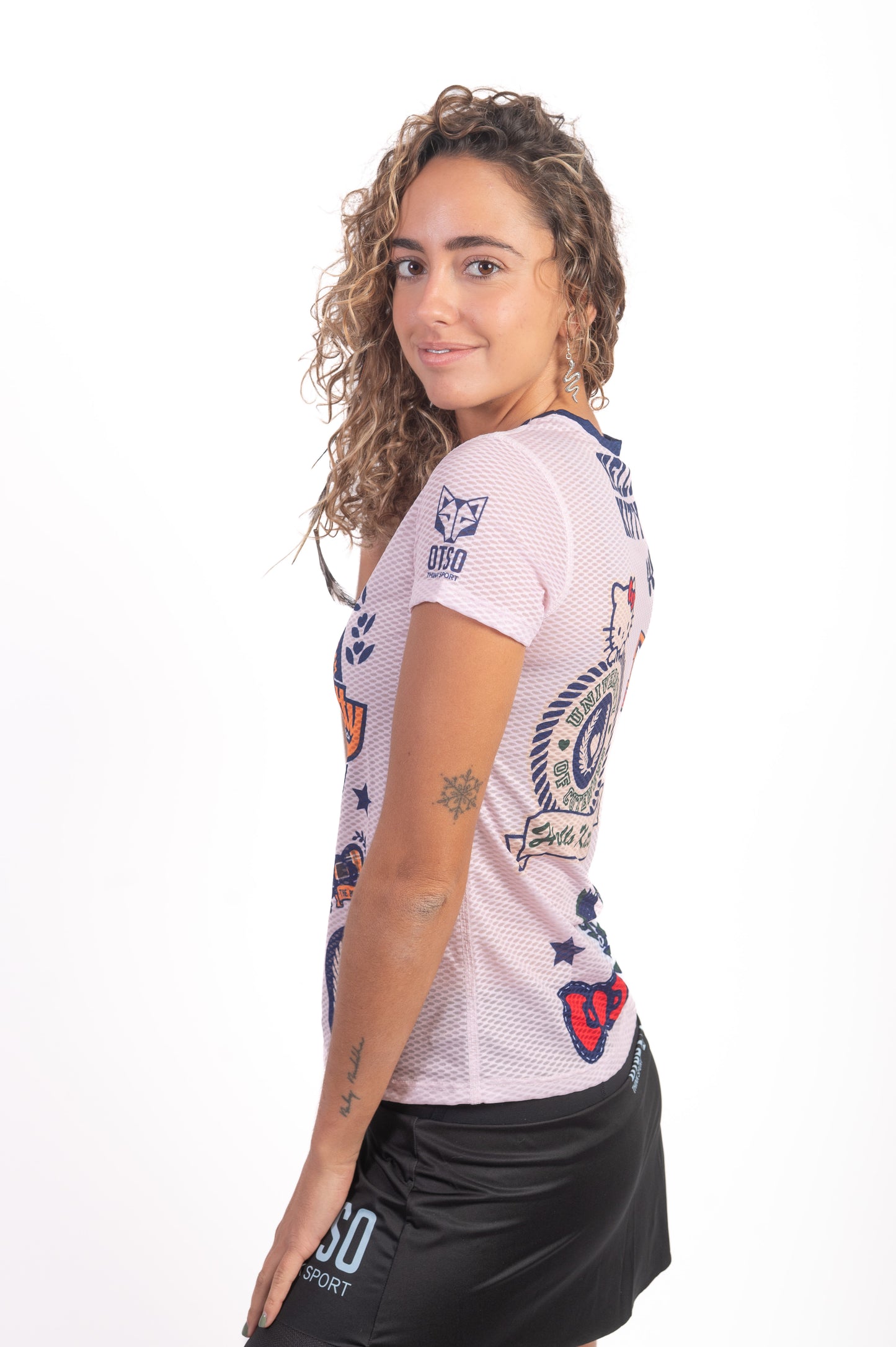 T-shirt a manica corta per ragazze e donne - Hello Kitty Cheerleading