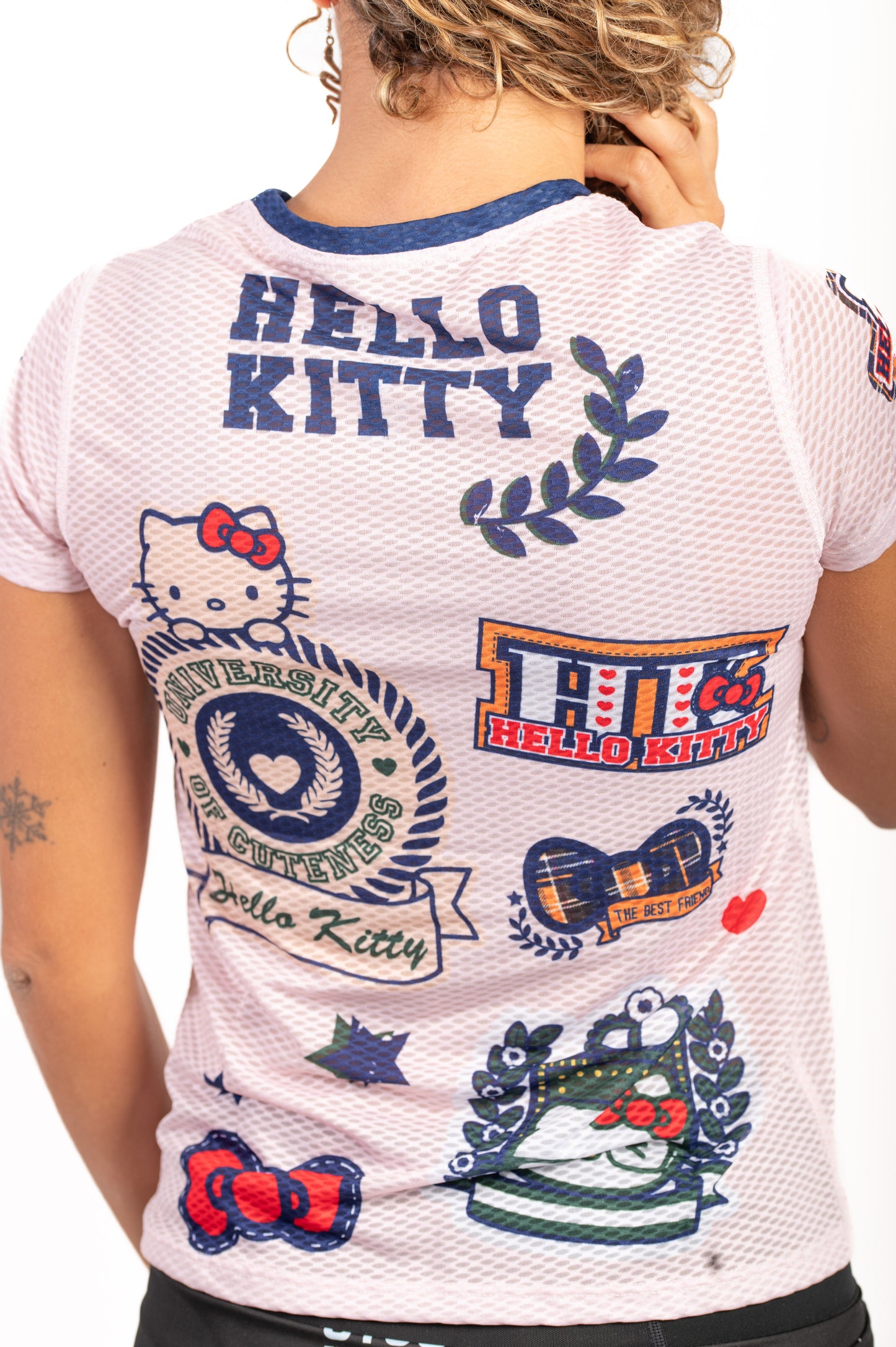 T-shirt a manica corta per ragazze e donne - Hello Kitty Cheerleading