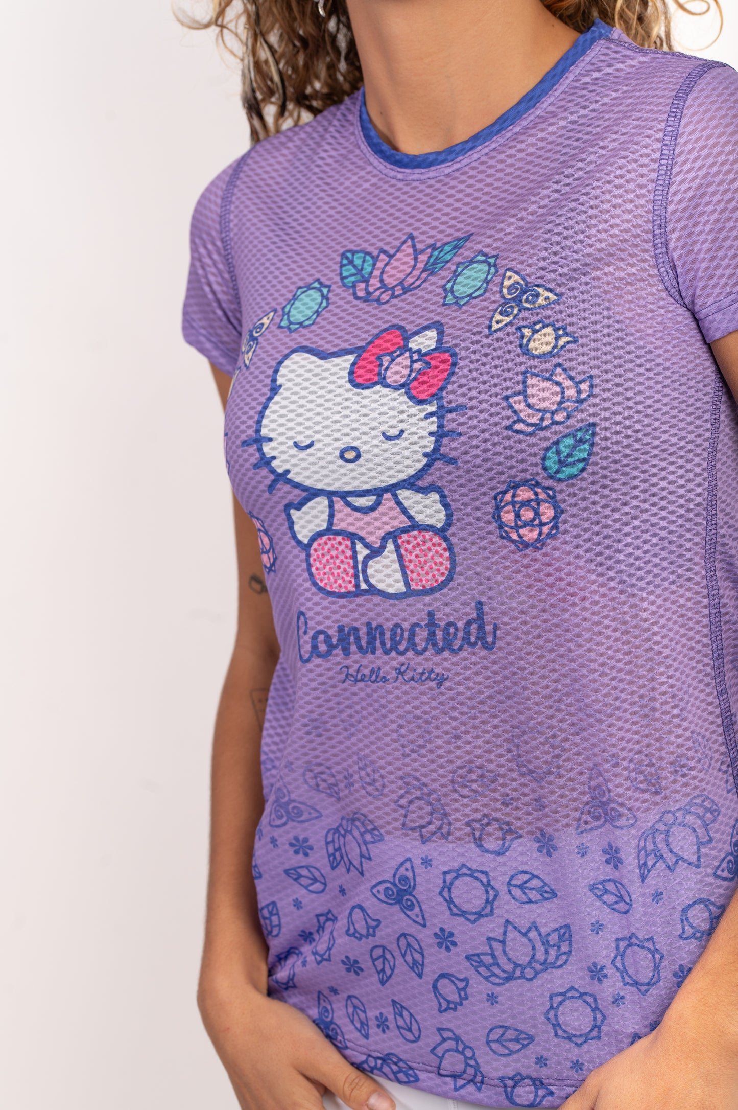 Short sleeve t-shirt for girls and women - Hello Kitty Connected