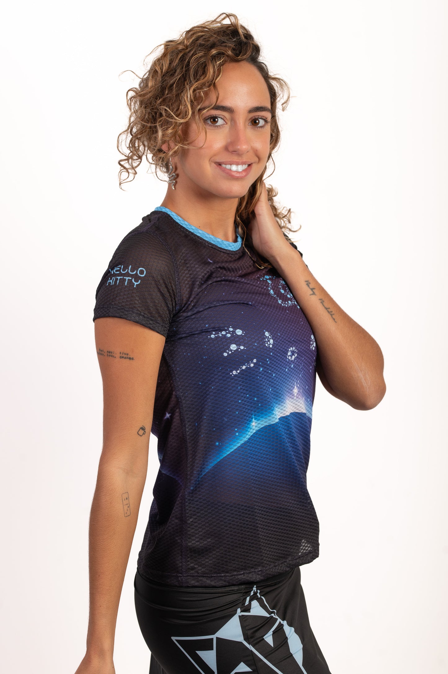 Camiseta manga corta niña y mujer - Hello Kitty Galaxy