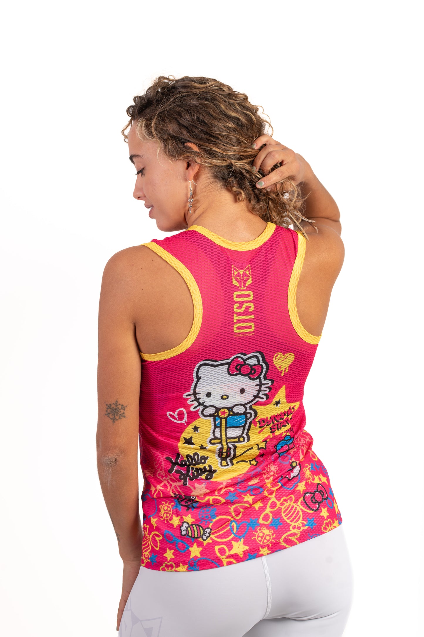 Sleeveless T-shirt for girls and women - Hello Kitty Sparkle