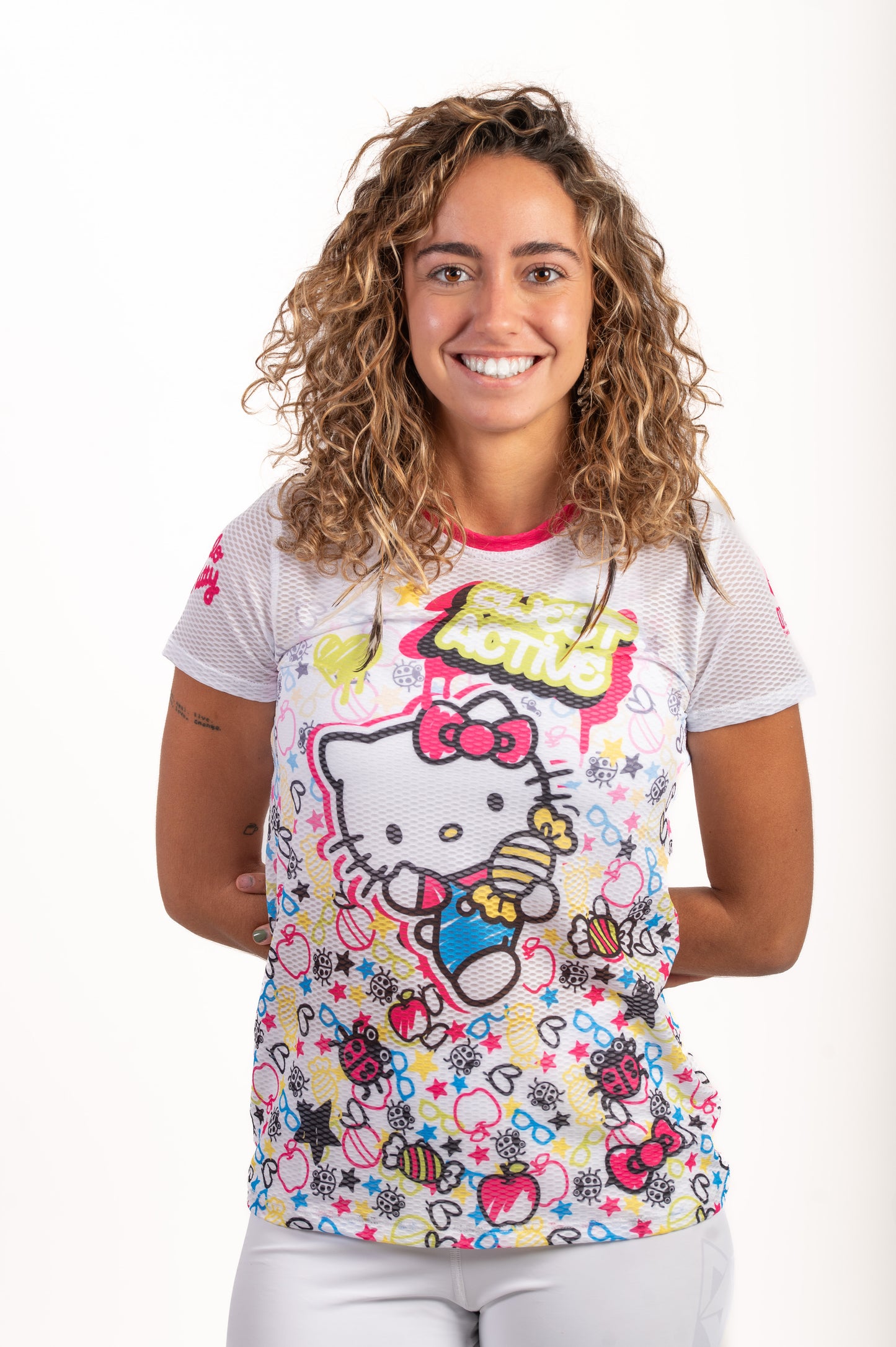 T-shirt de manga curta para menina e senhora - Hello Kitty Sweet