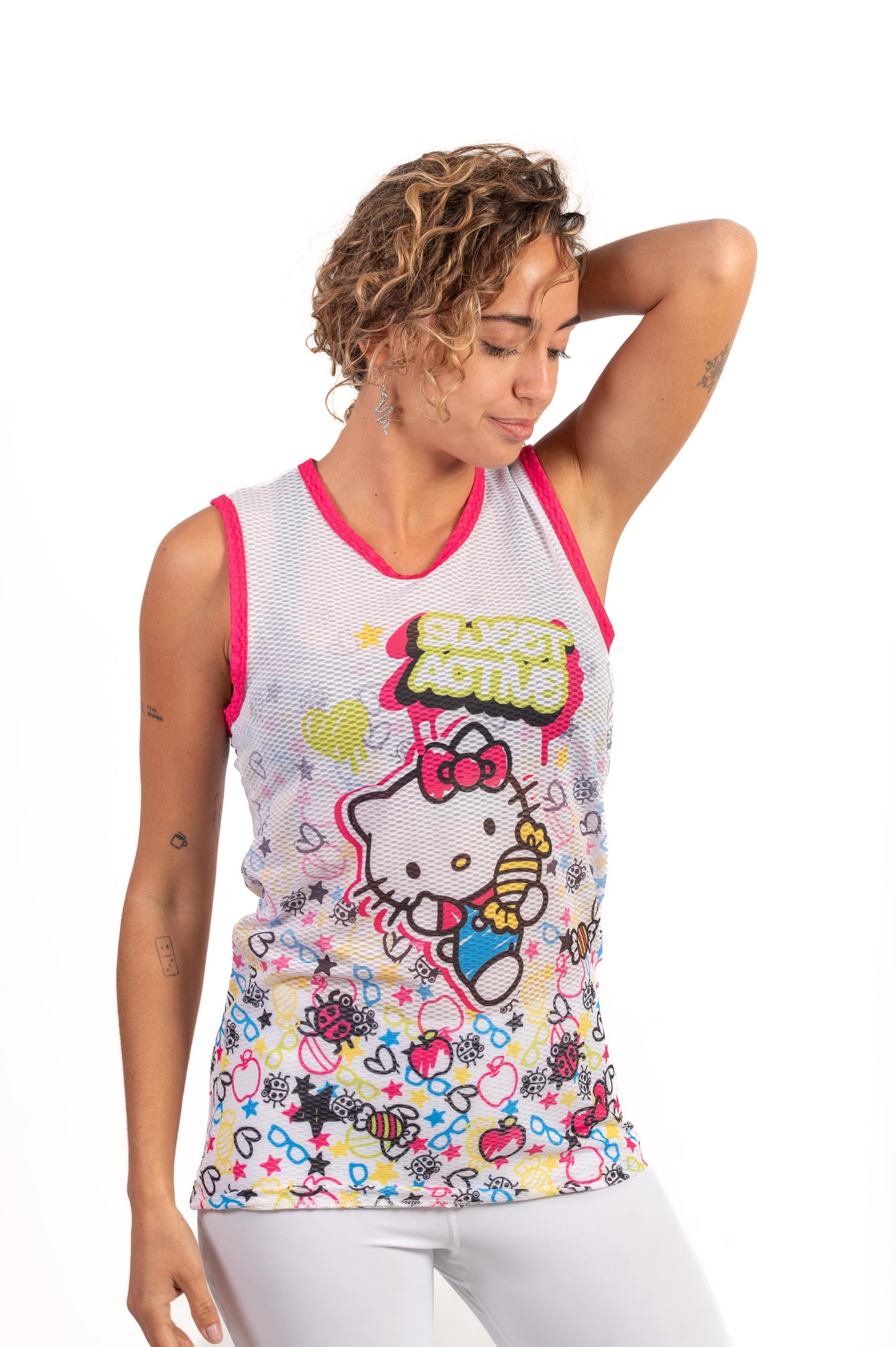 T-shirt sans manches fille et femme - Hello Kitty Sweet