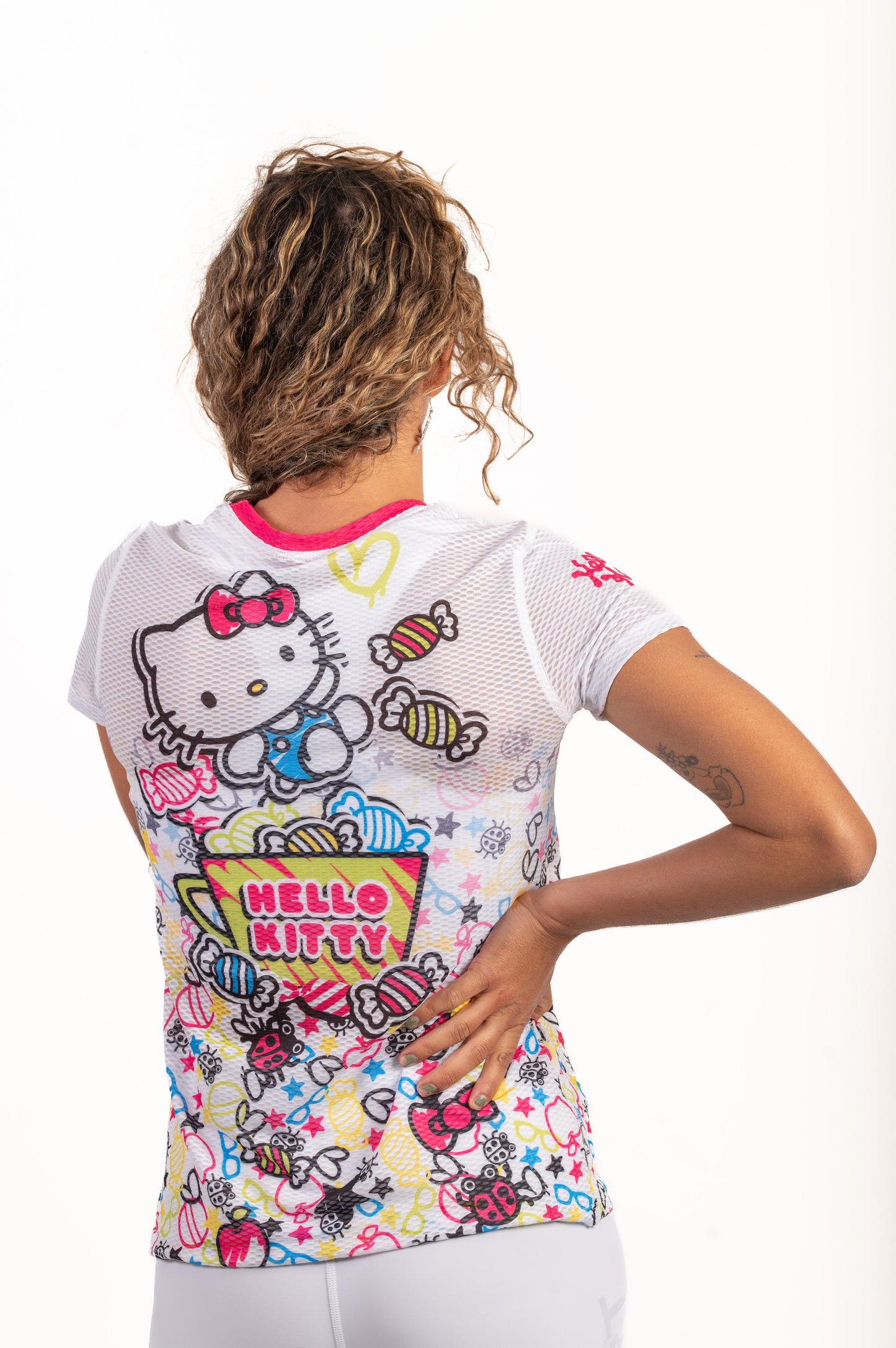 T-shirt de manga curta para menina e senhora - Hello Kitty Sweet