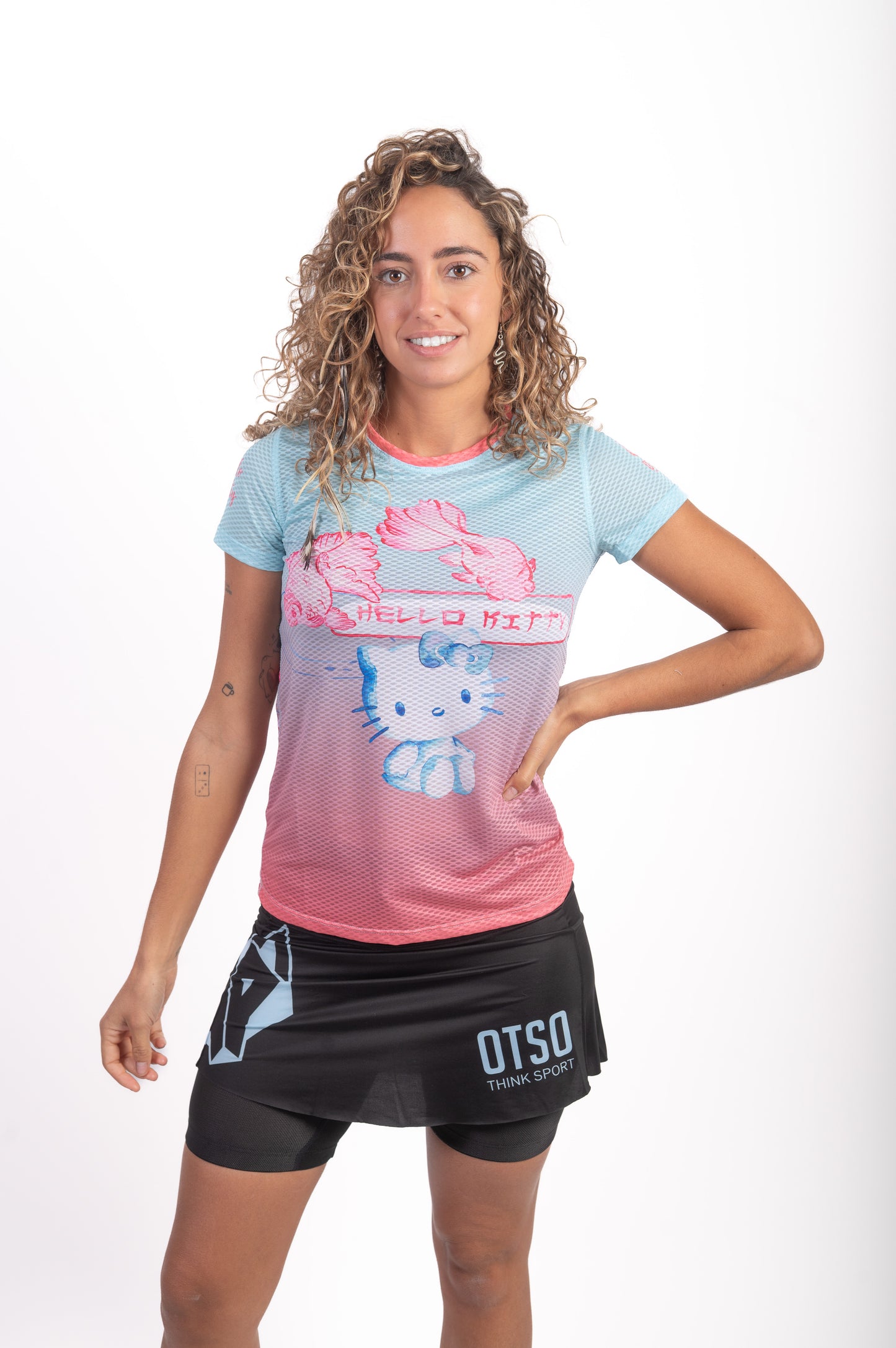 Camiseta manga corta niña y mujer - Hello Kitty Wave