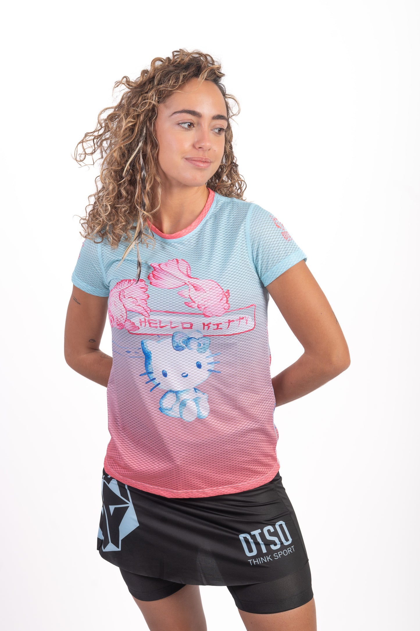 Camiseta manga corta niña y mujer - Hello Kitty Wave