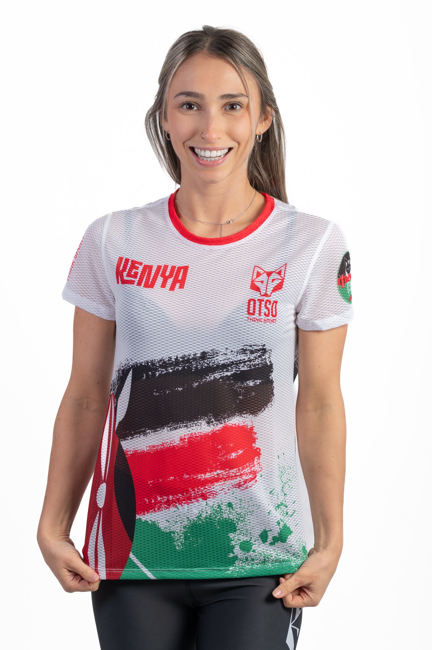 Short sleeve t-shirt women - Kimbia Kenya