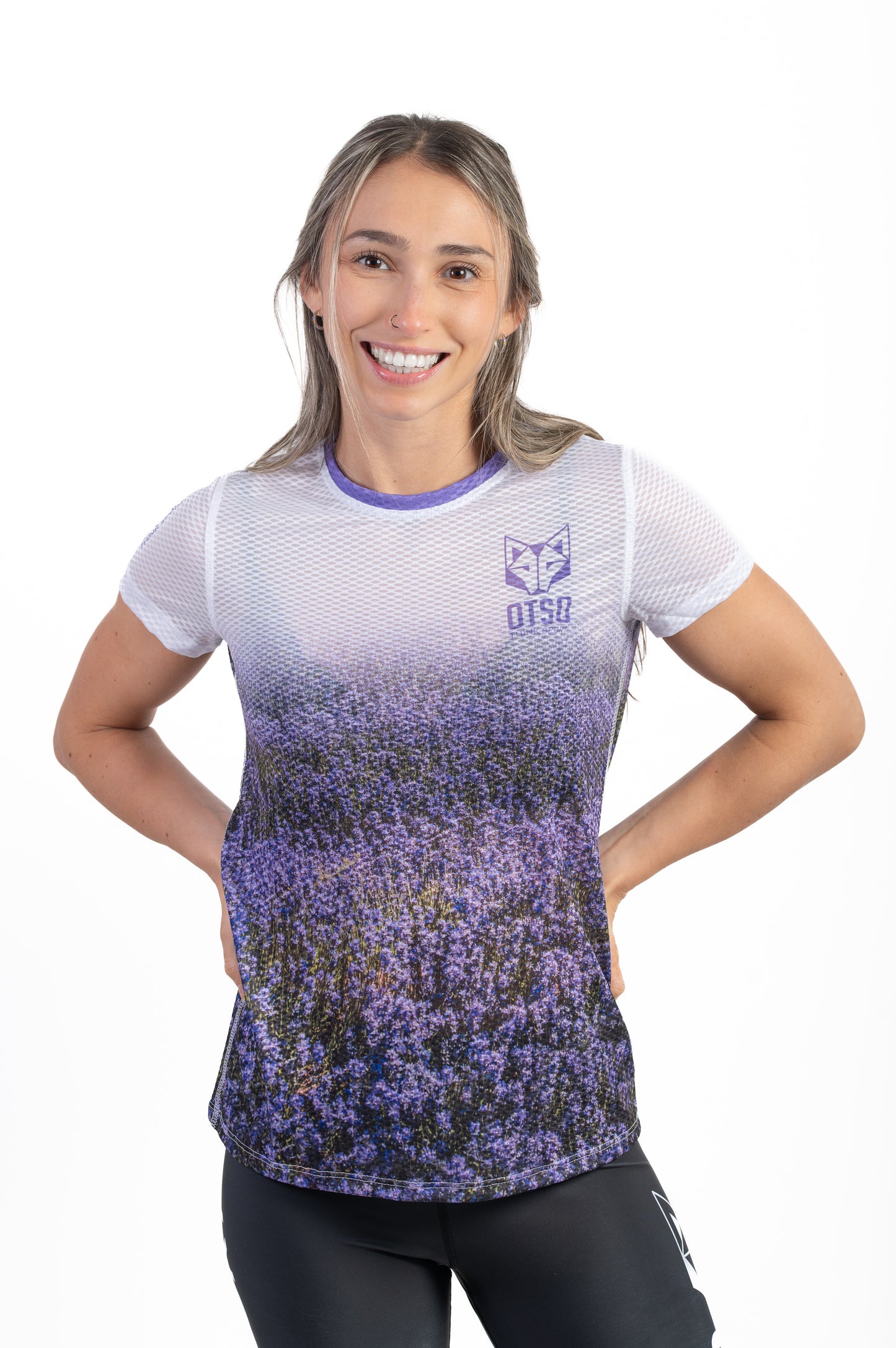 Short sleeve t-shirt women - Lavender