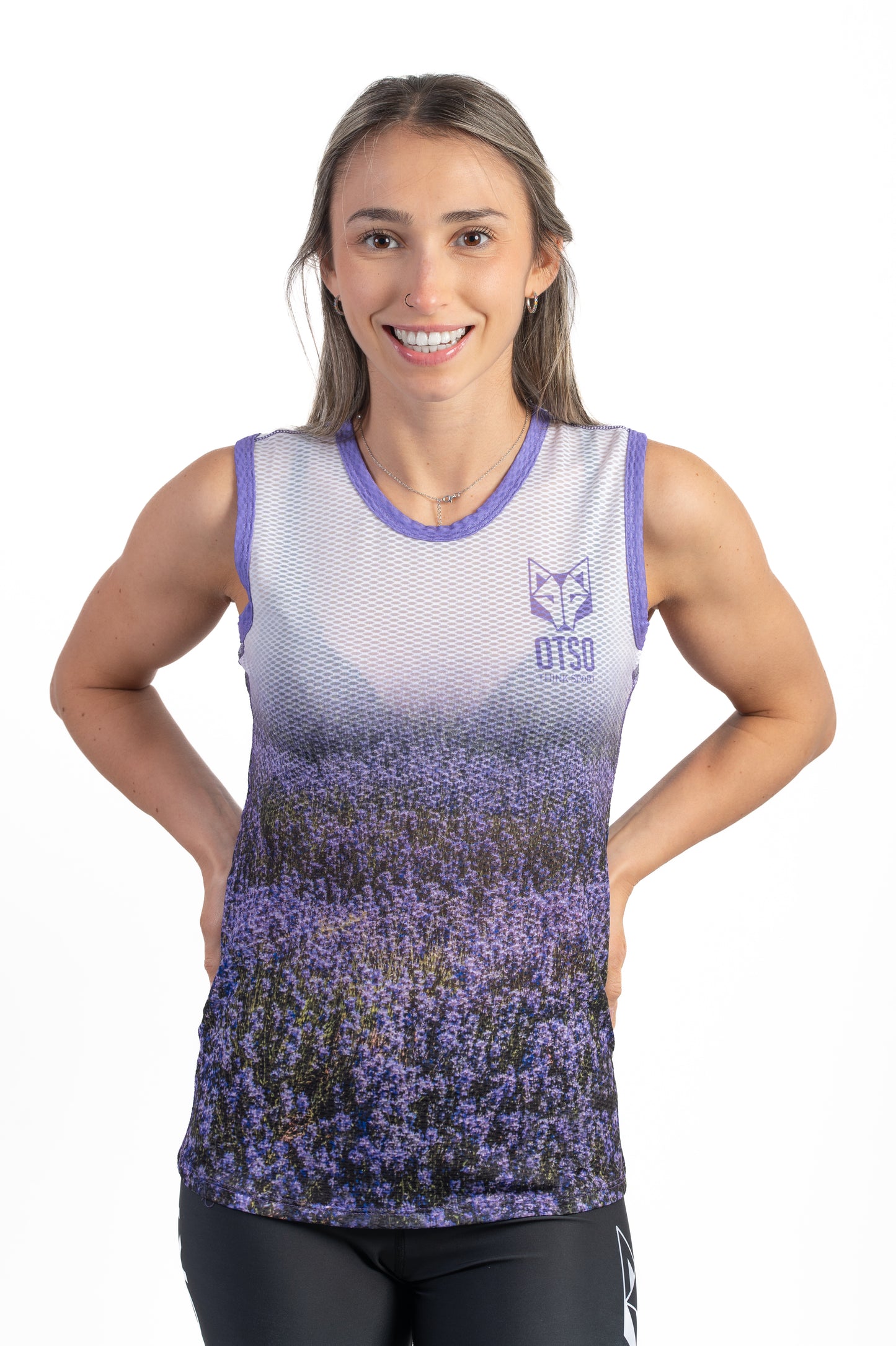 Women's sleeveless shirt - Lavender