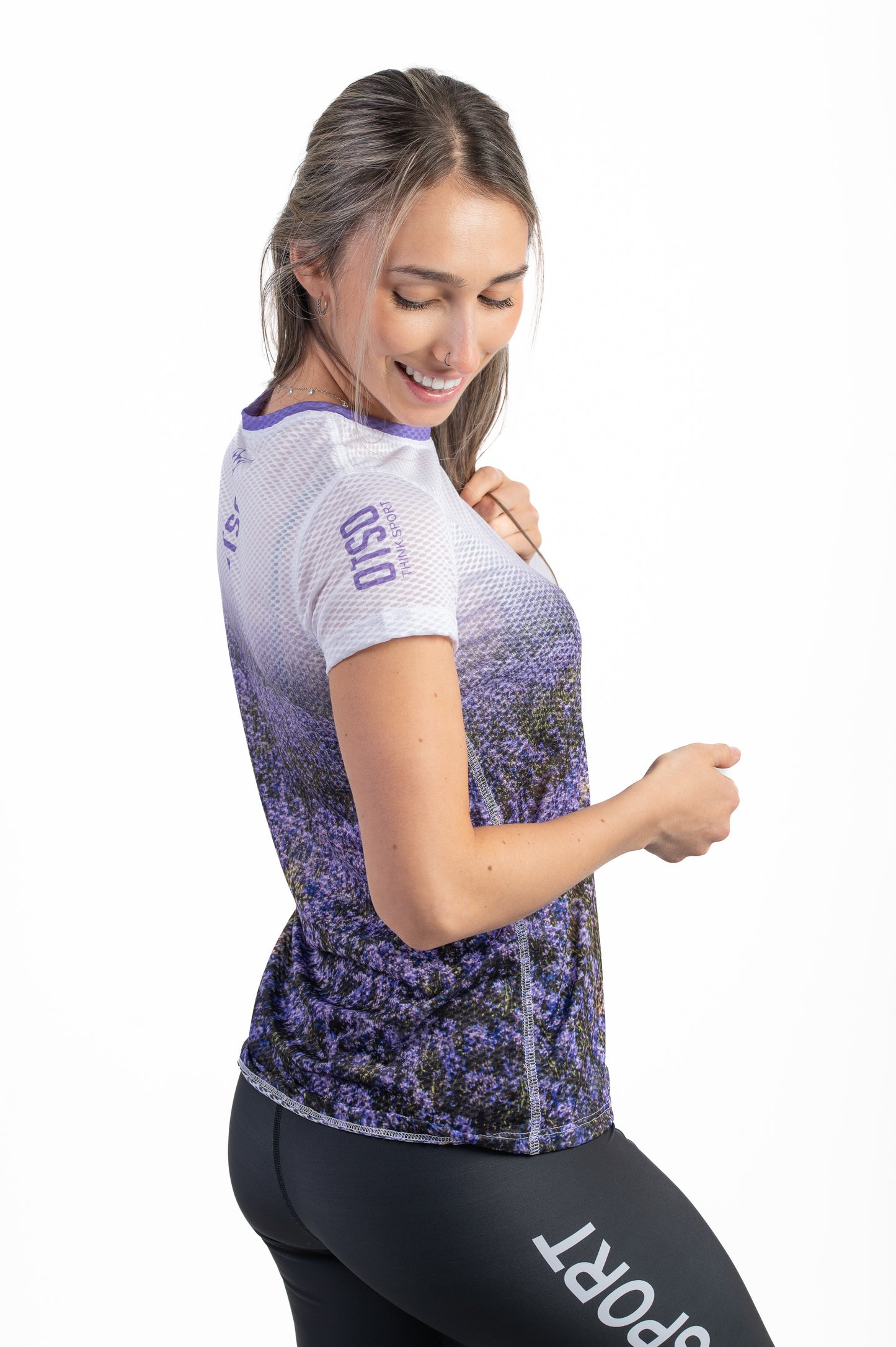 Short sleeve t-shirt women - Lavender