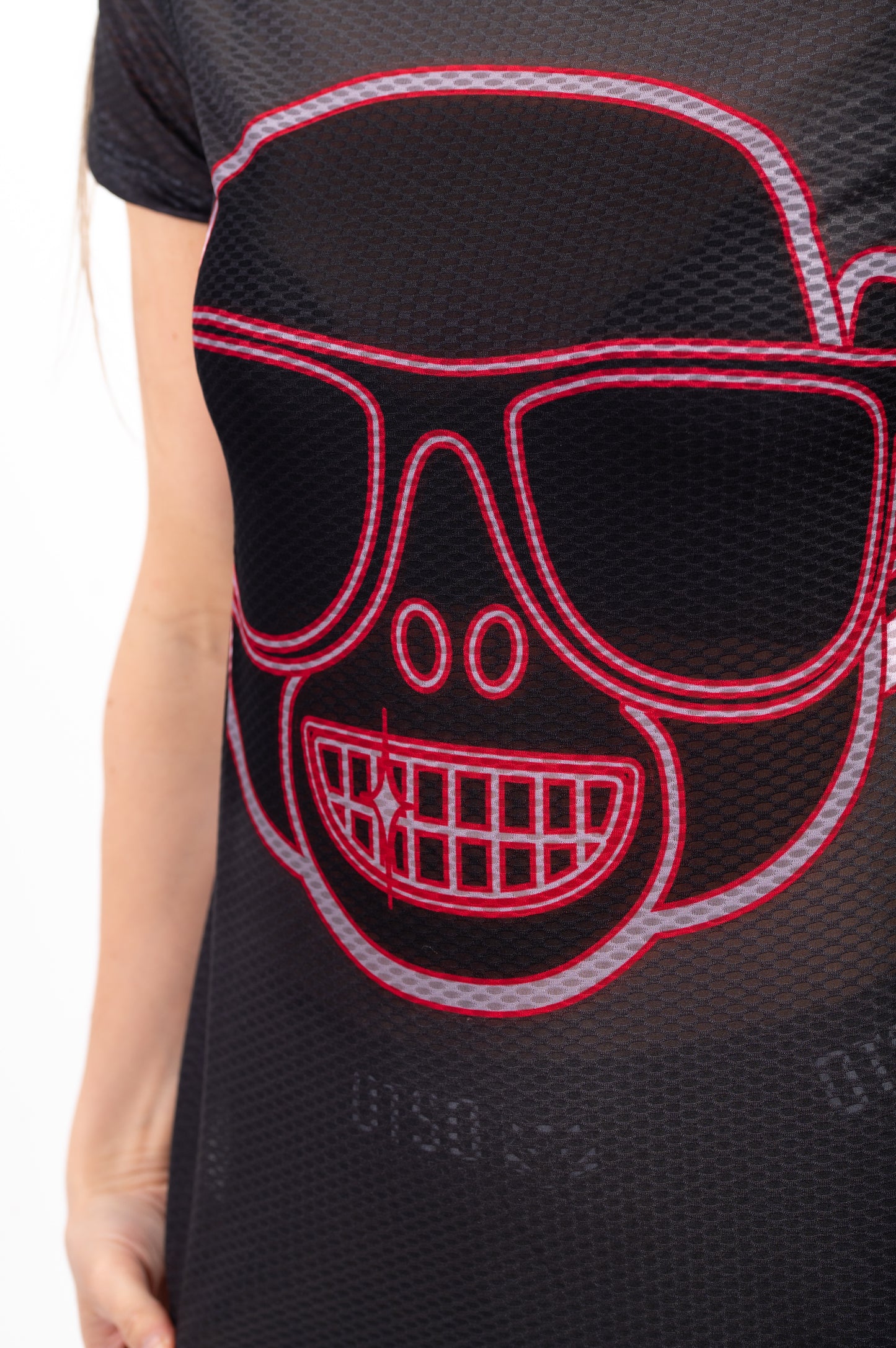 Camiseta manga curta feminina - Emoji Monkey Neon