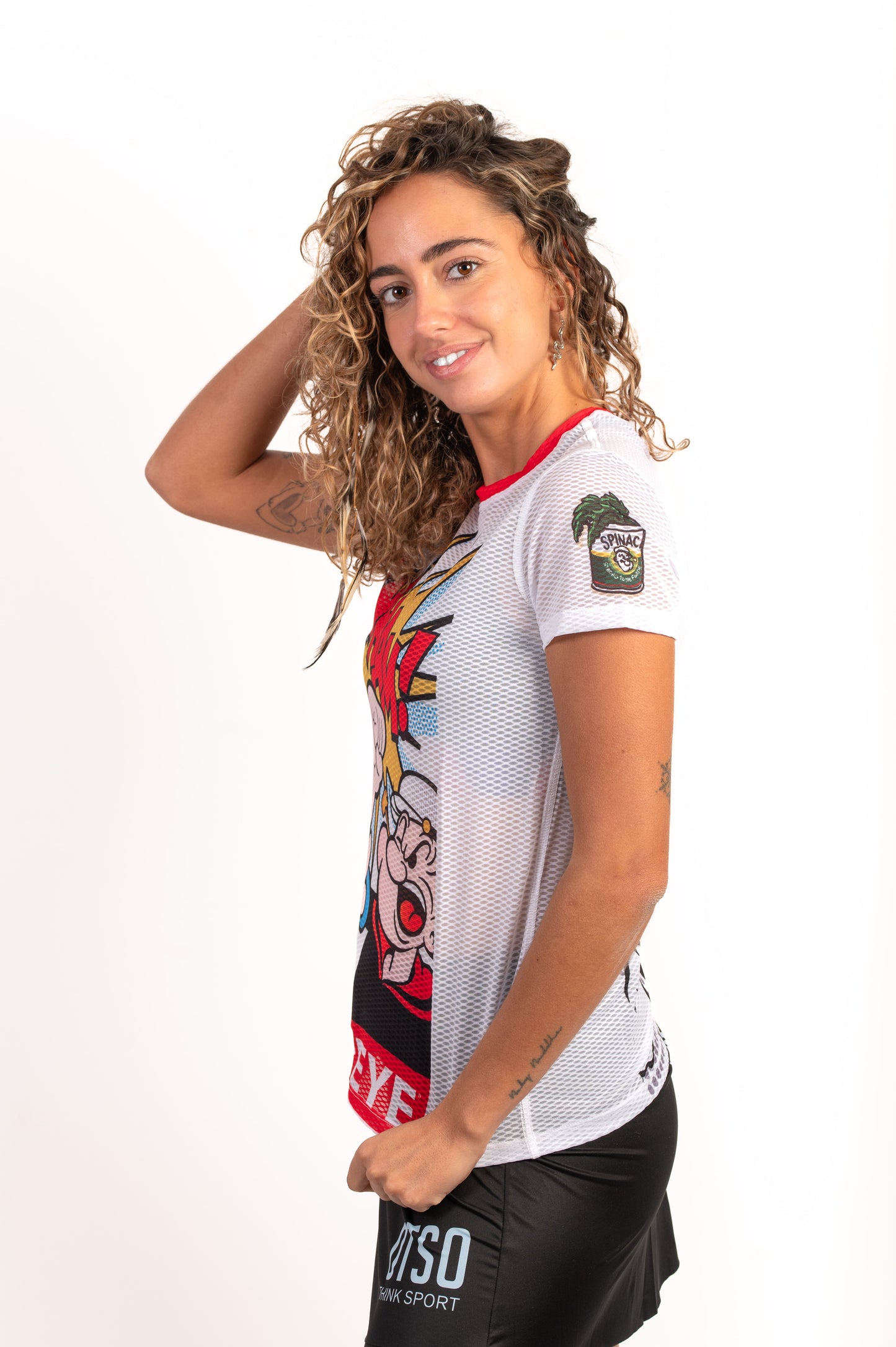 Camiseta manga corta mujer - Popeye Pop Art