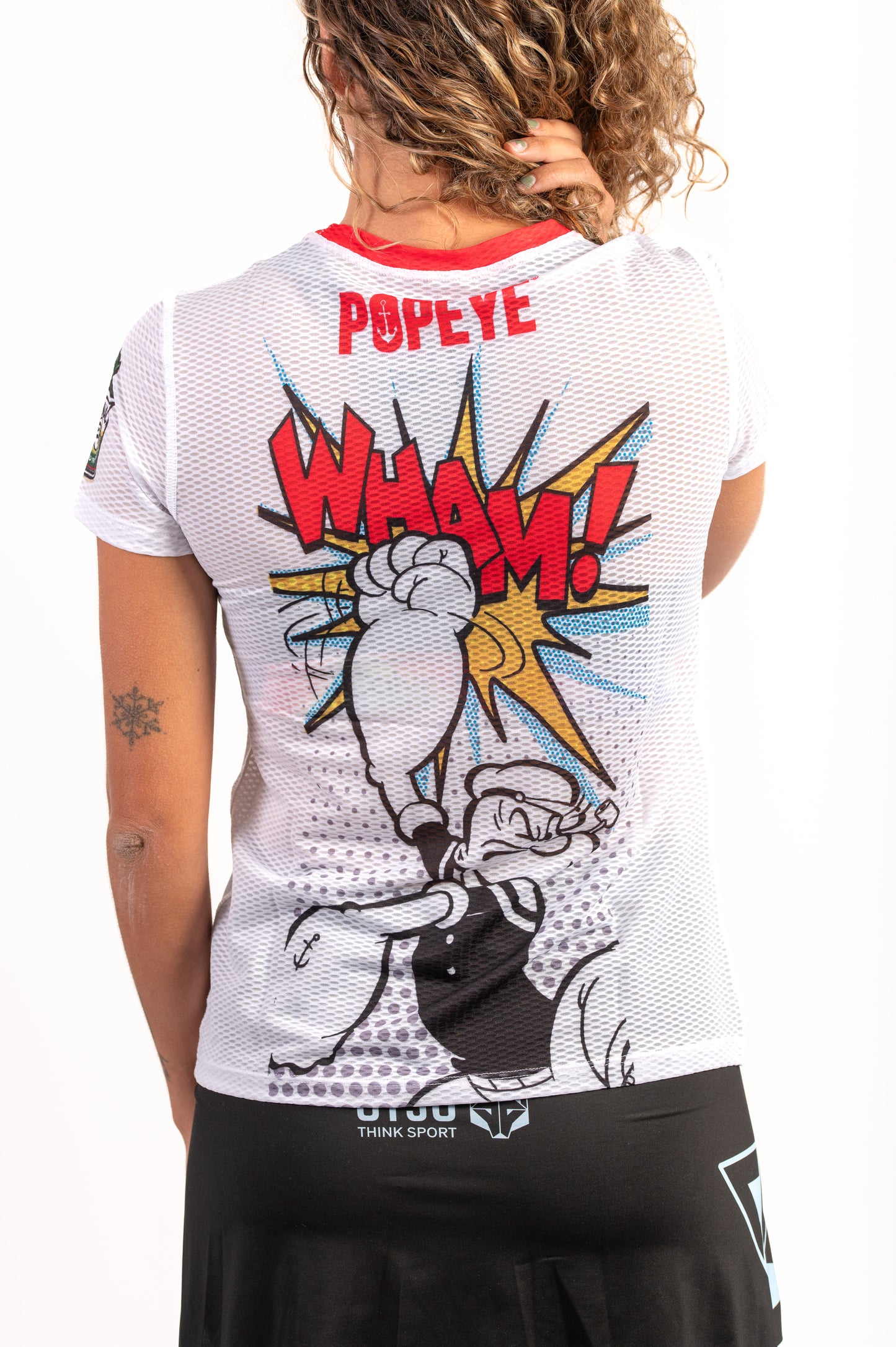 Camiseta manga corta mujer - Popeye Pop Art