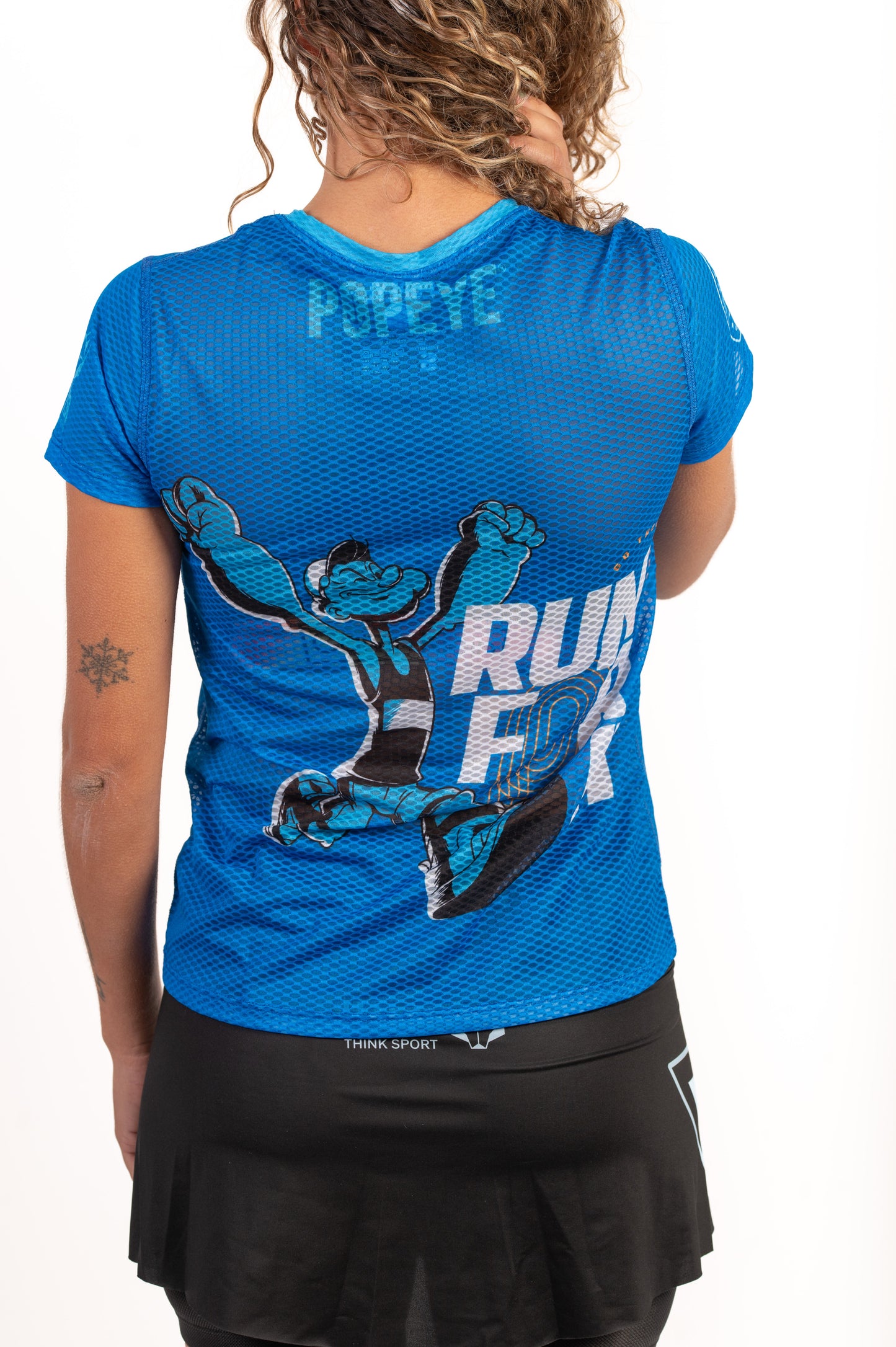 Camiseta manga corta mujer - Popeye Run For It