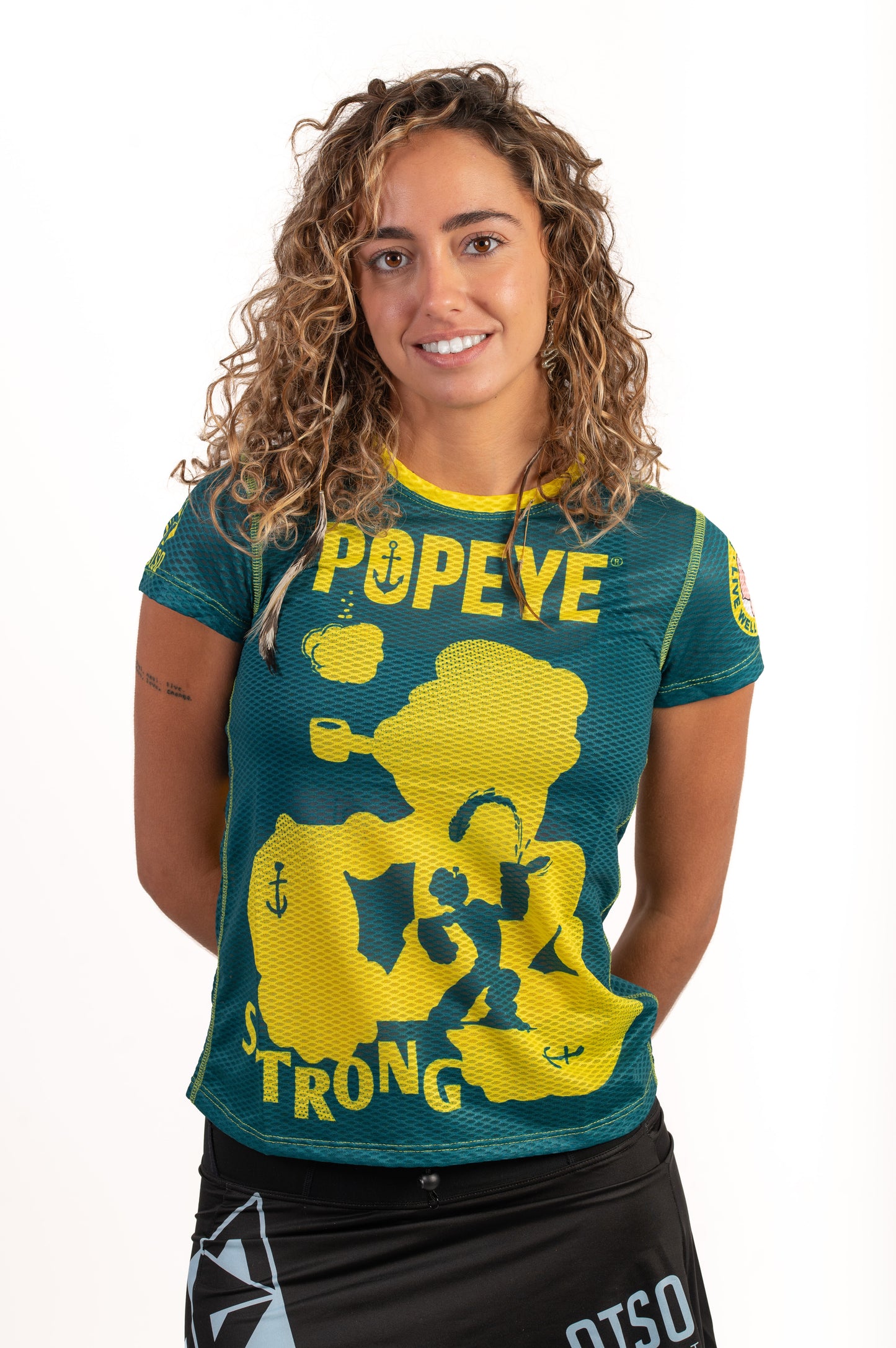 Short sleeve t-shirt women - Popeye Strong