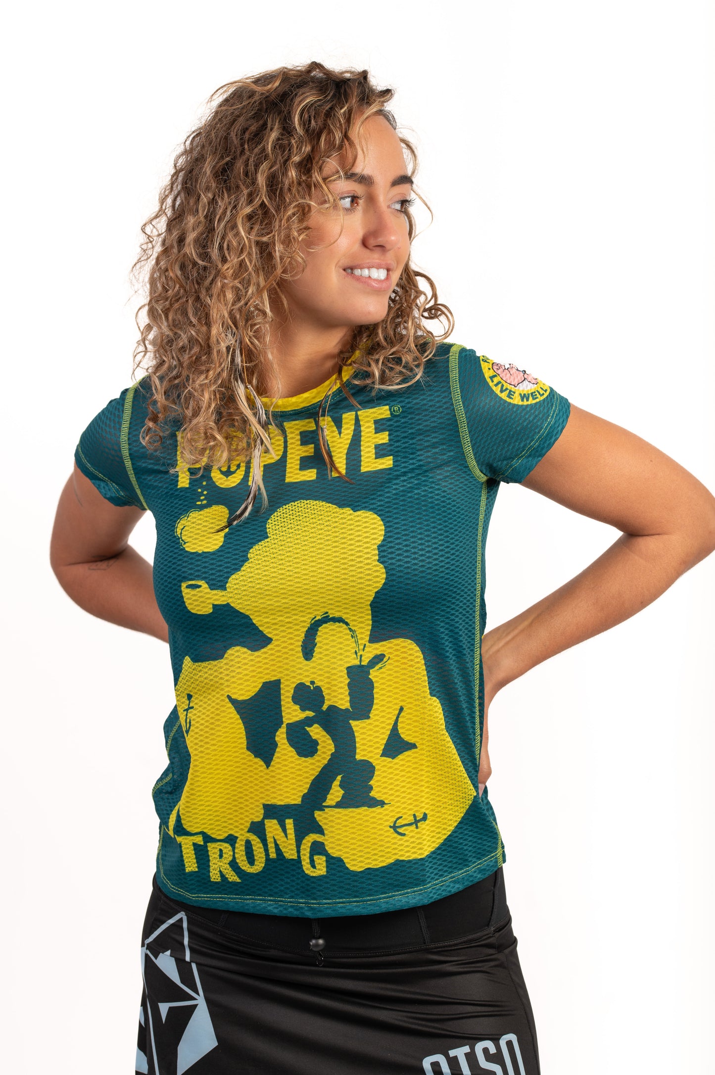 Short sleeve t-shirt women - Popeye Strong