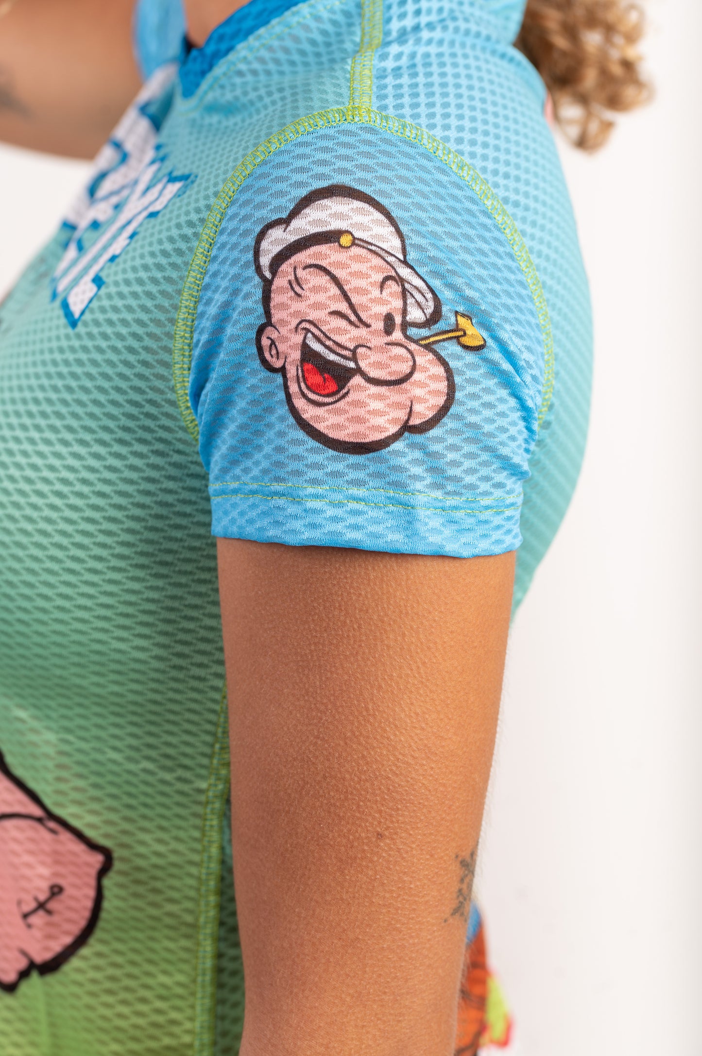 Camiseta feminina de manga curta  - Popeye & Olive