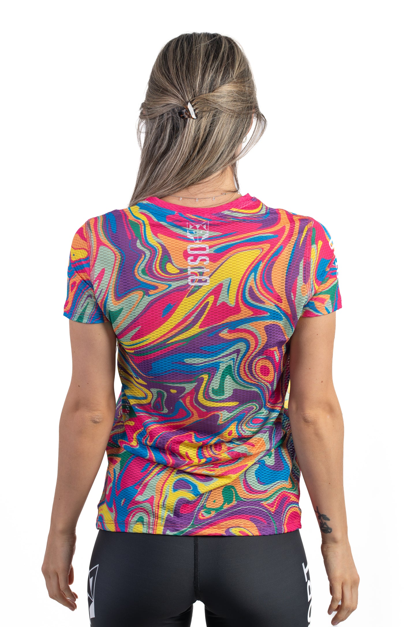 T-shirt manches courtes femme - Psychedelic