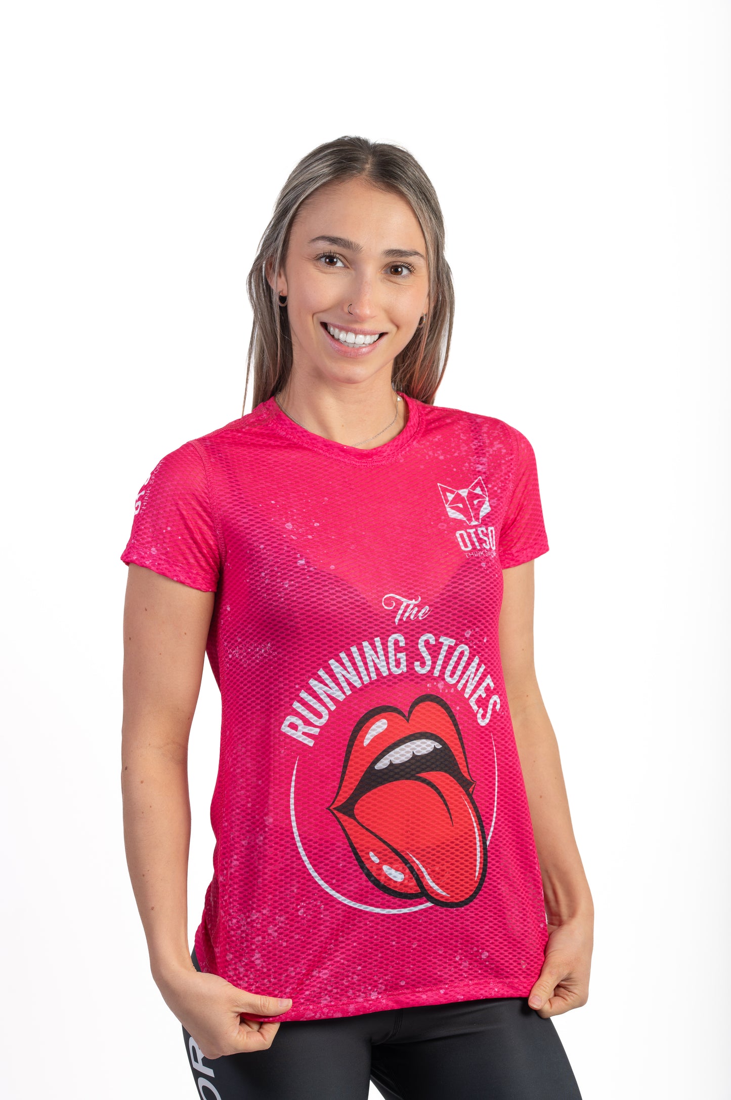 Magliette manica corta donna - Running Stones Pink