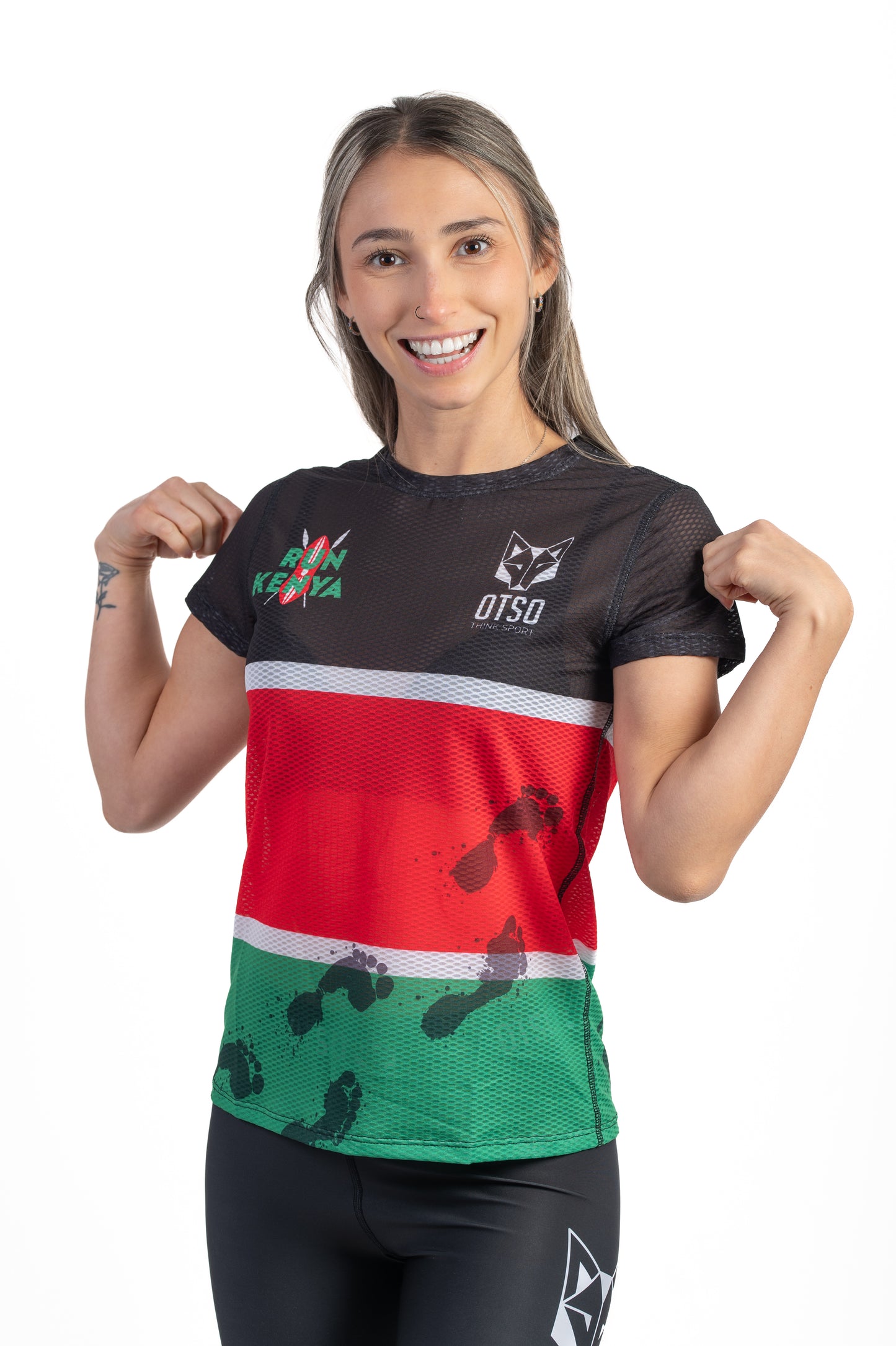 Samarreta màniga curta dona - Run Kenya