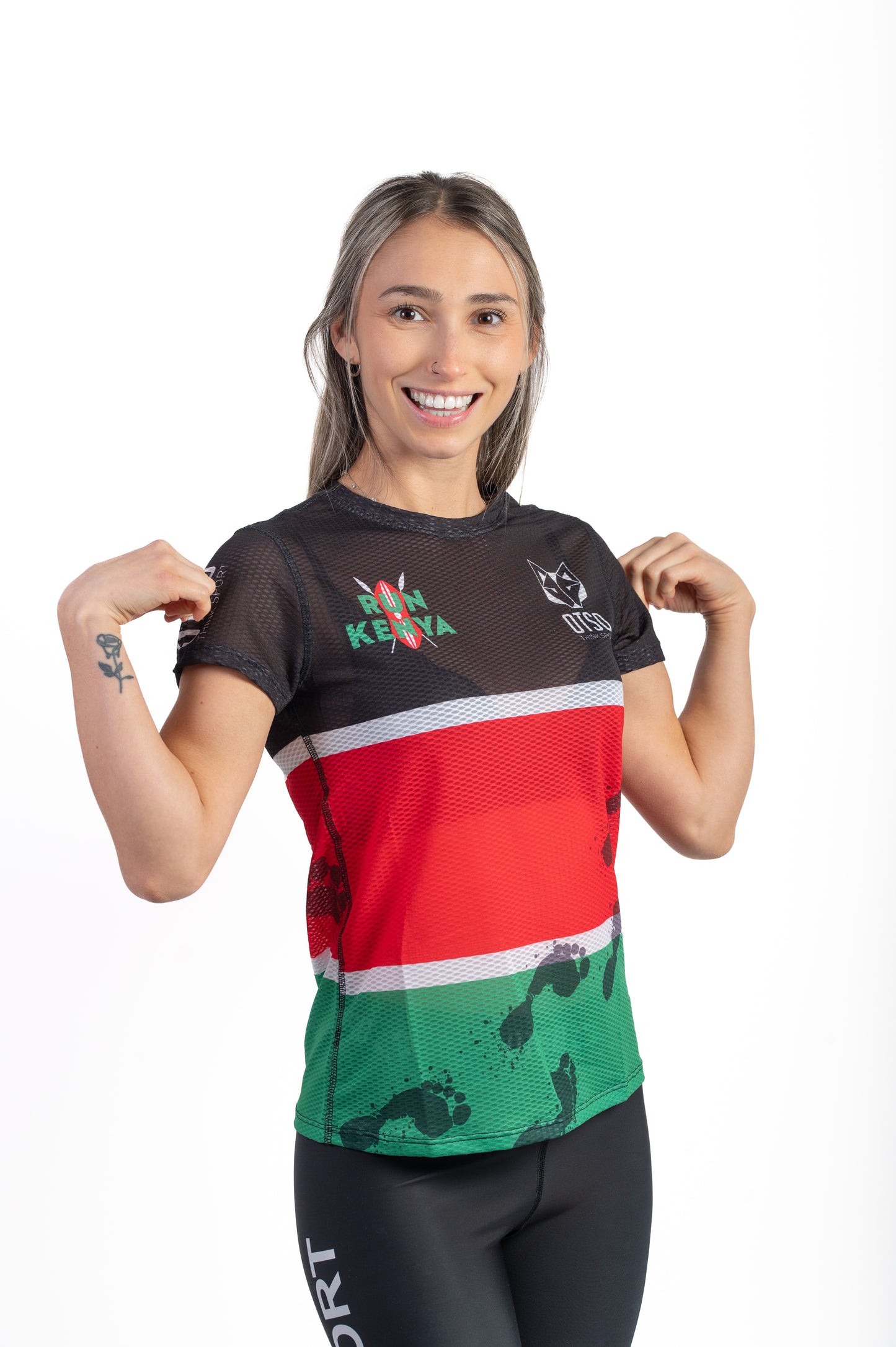 Samarreta màniga curta dona - Run Kenya